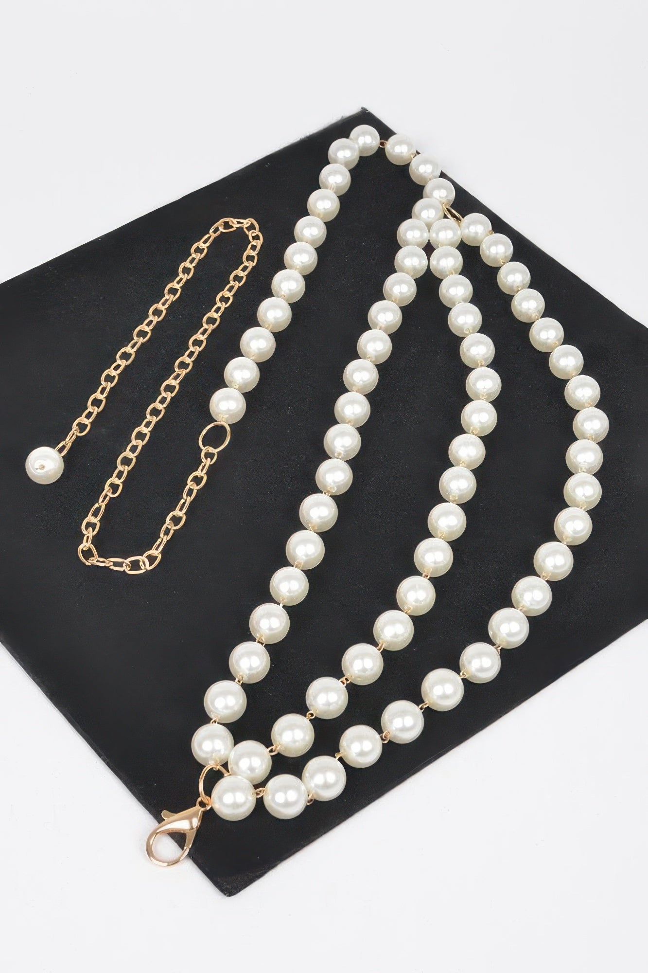 Multi Layered Pearl Chain Belt product image