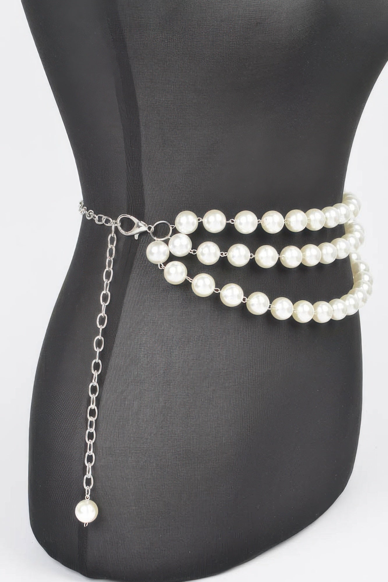 Multi Layered Pearl Chain Belt product image