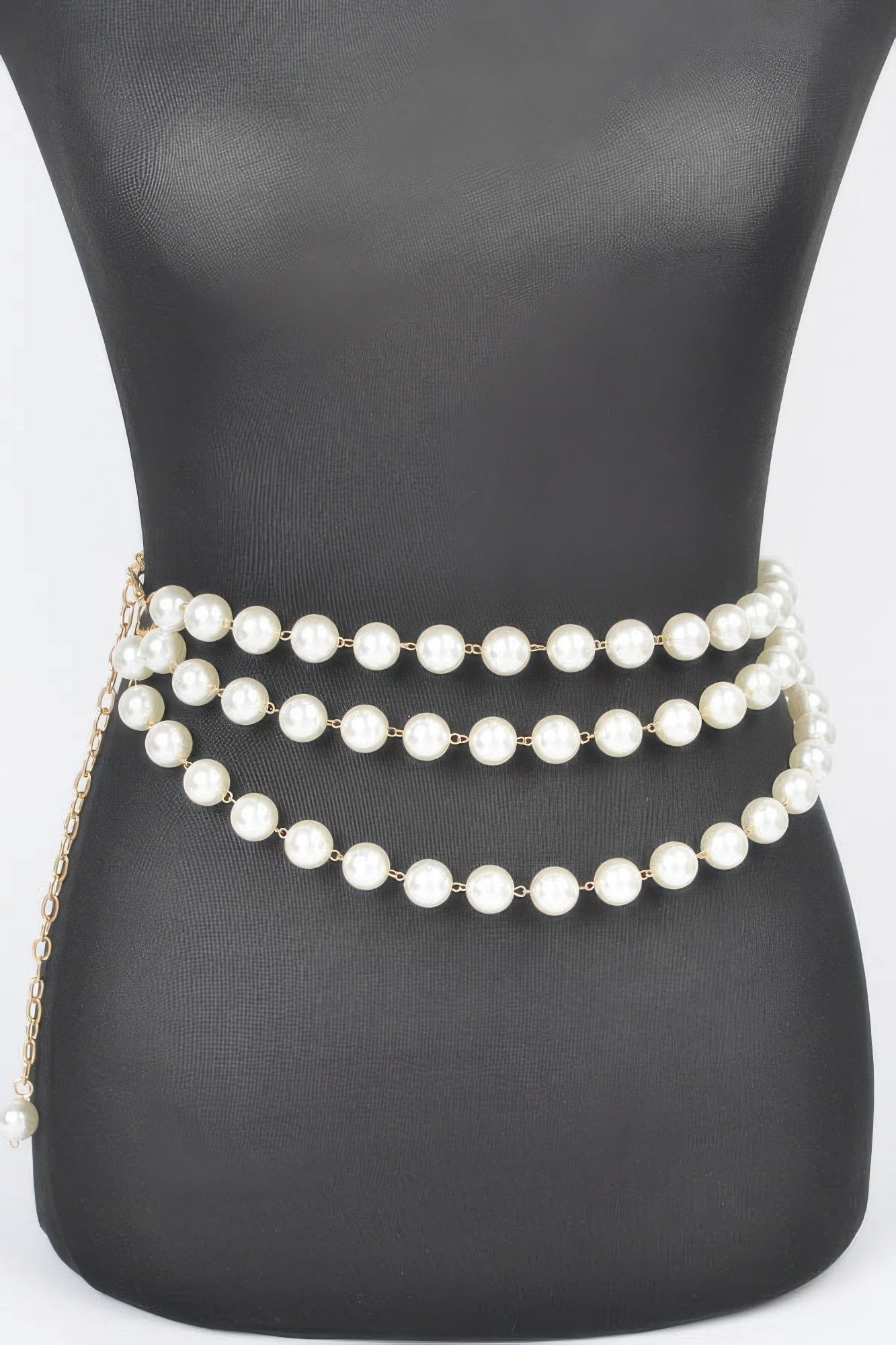 Multi Layered Pearl Chain Belt product image