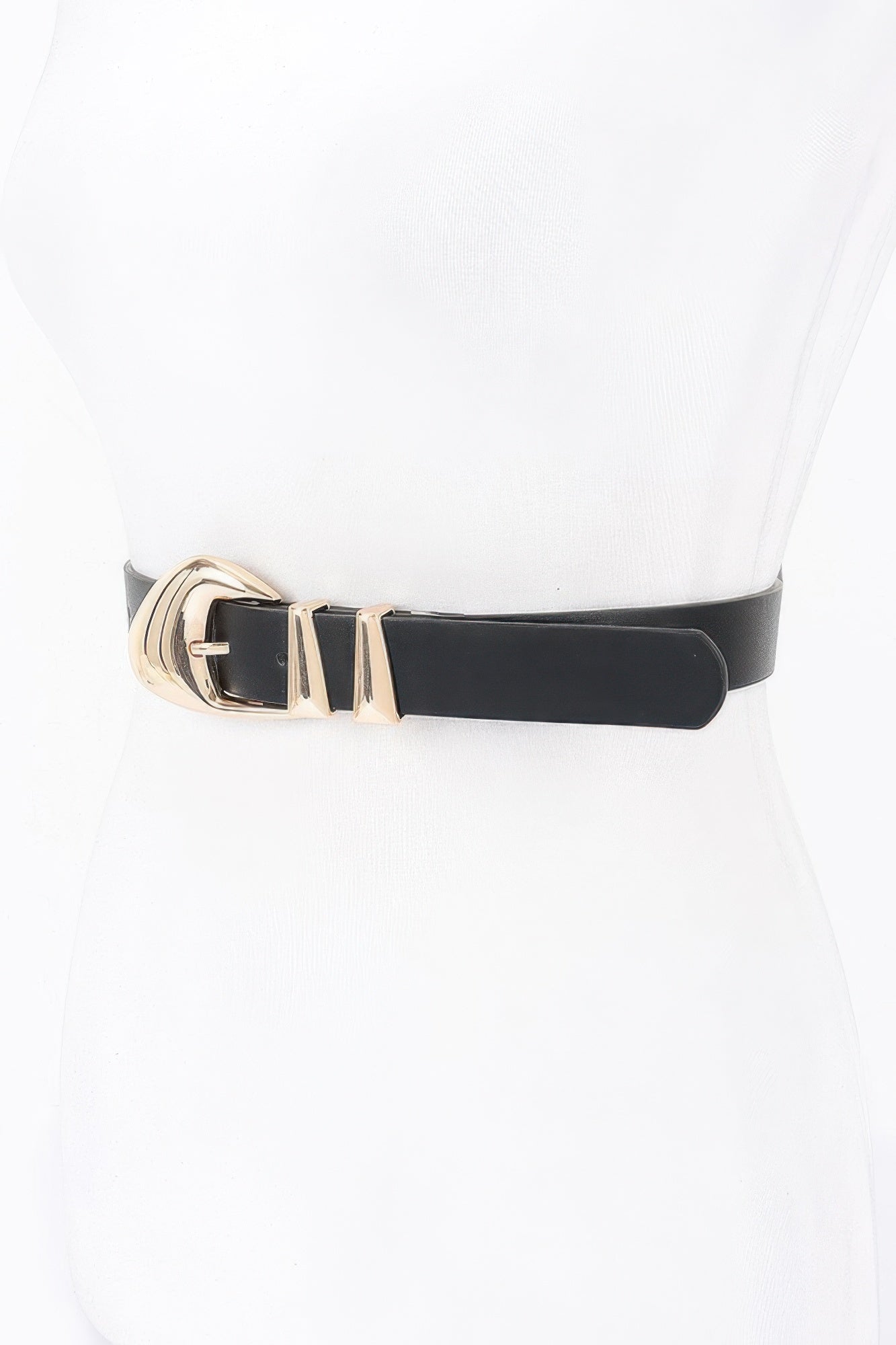 Faux Leather Multi Metal Buckle Belt product image