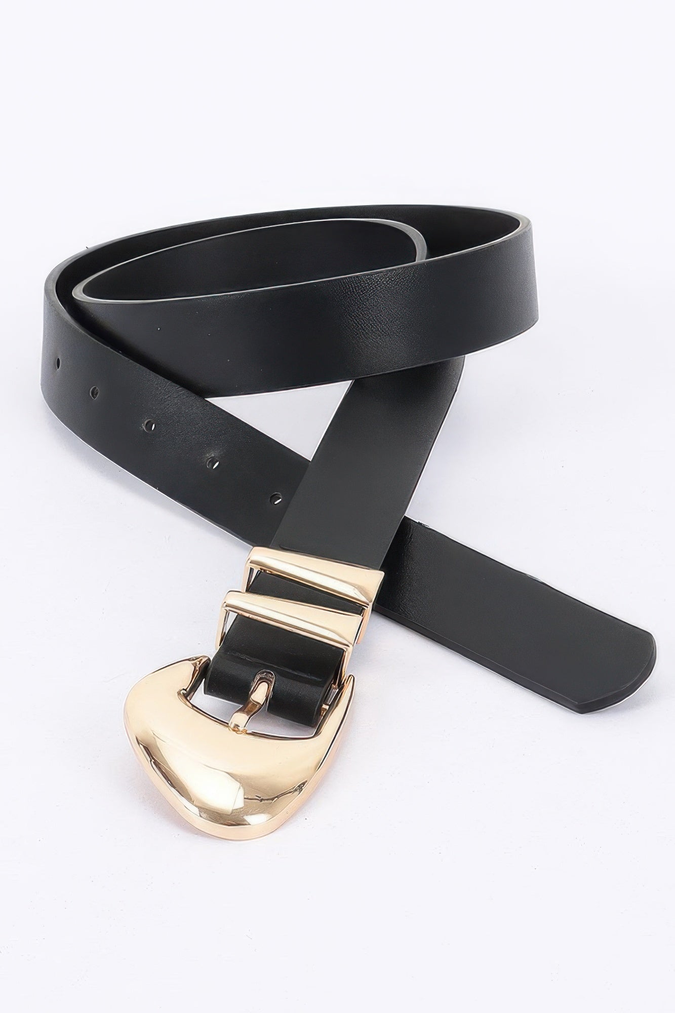 Faux Leather Multi Metal Buckle Belt product image
