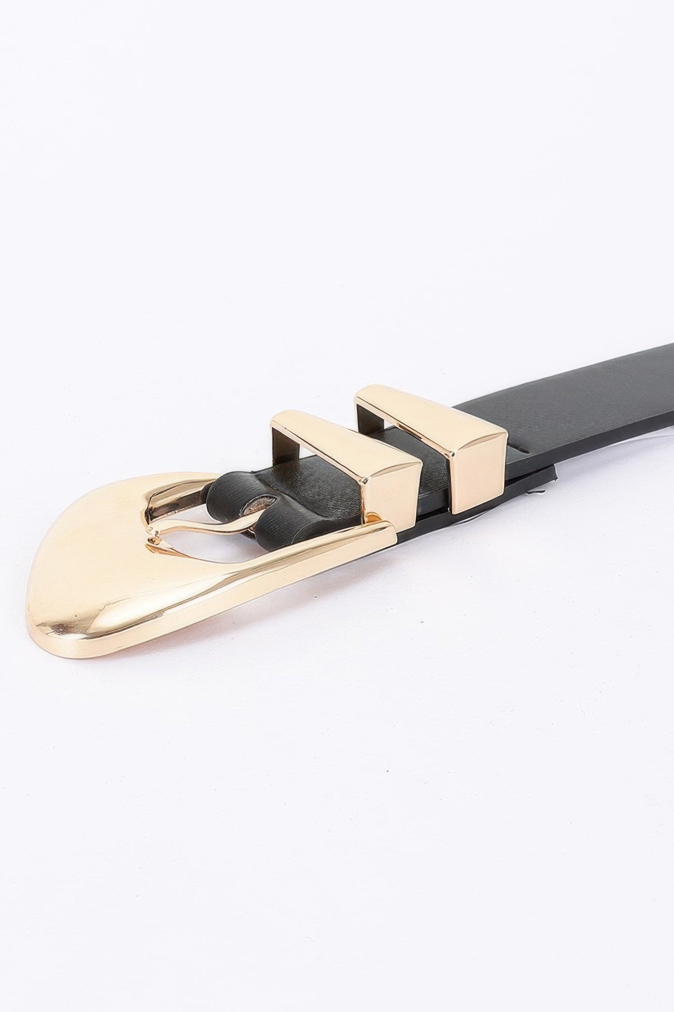 Faux Leather Multi Metal Buckle Belt product image