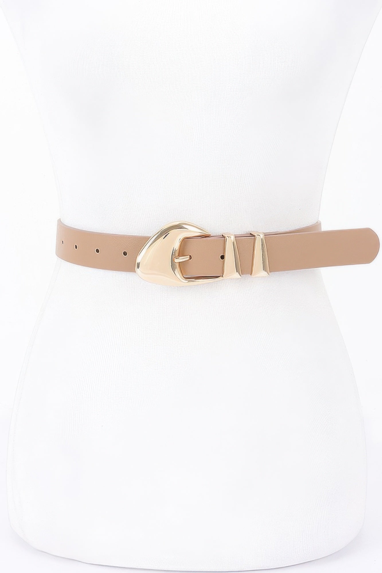Faux Leather Multi Metal Buckle Belt product image
