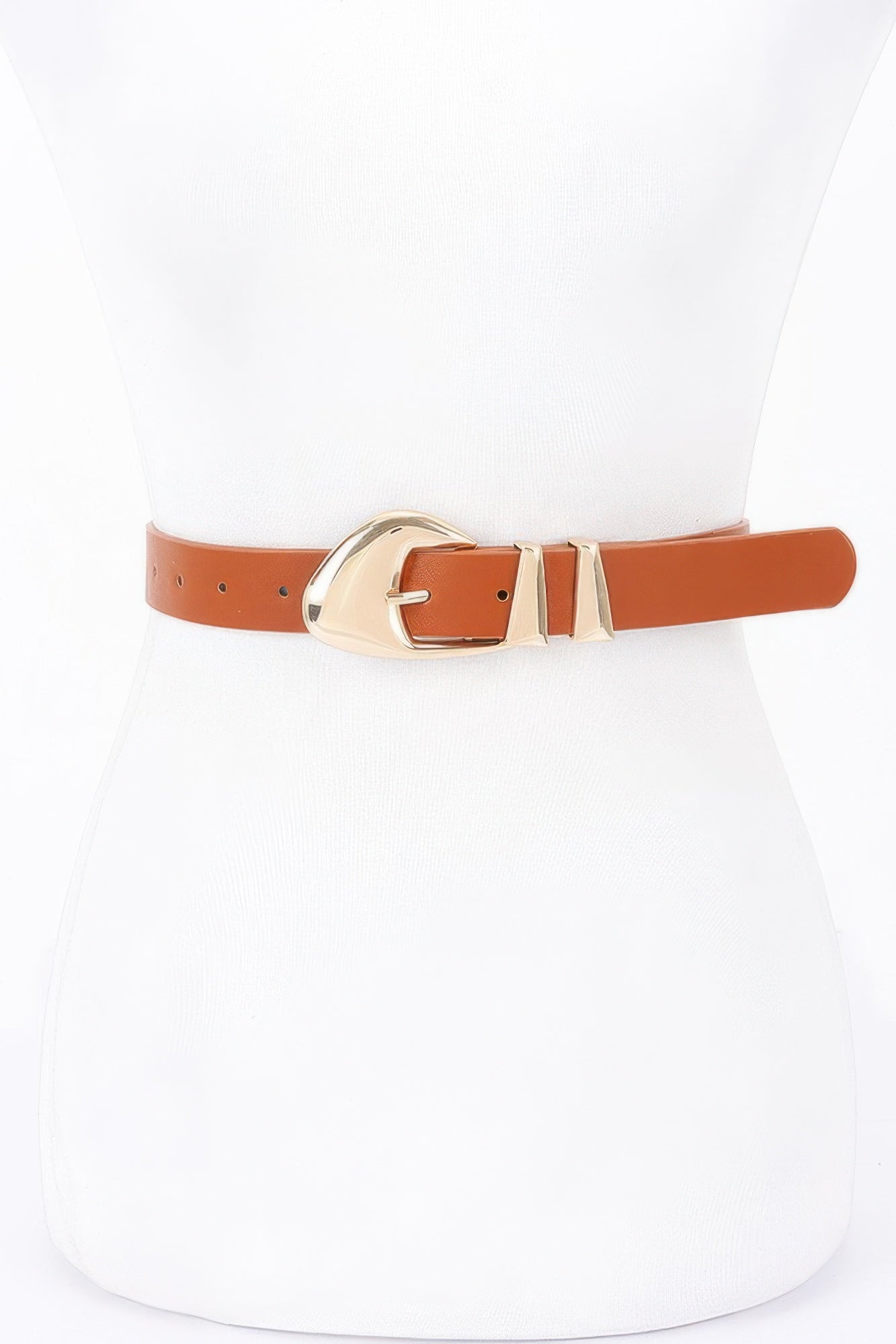Faux Leather Multi Metal Buckle Belt product image