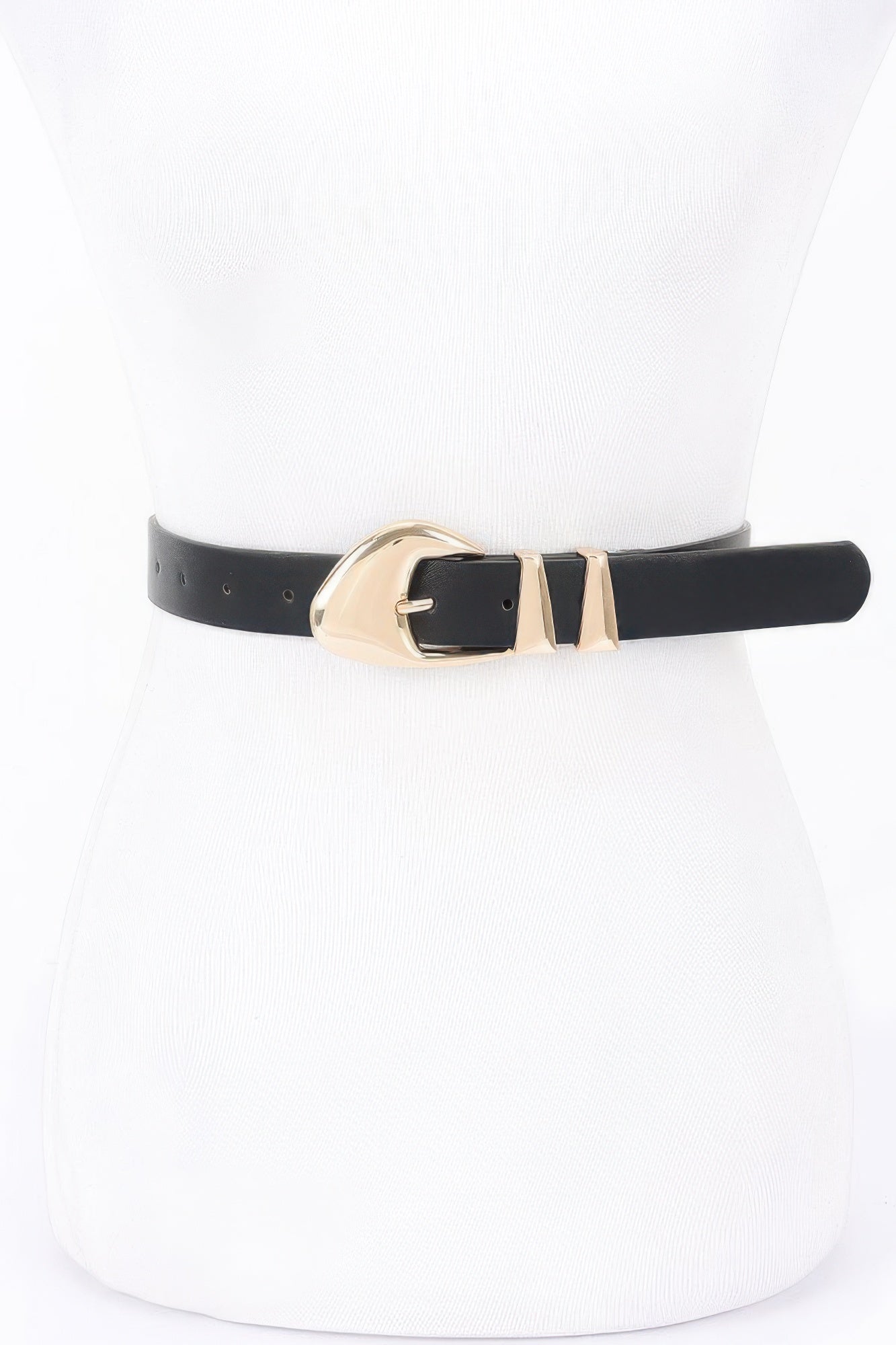 Faux Leather Multi Metal Buckle Belt product image