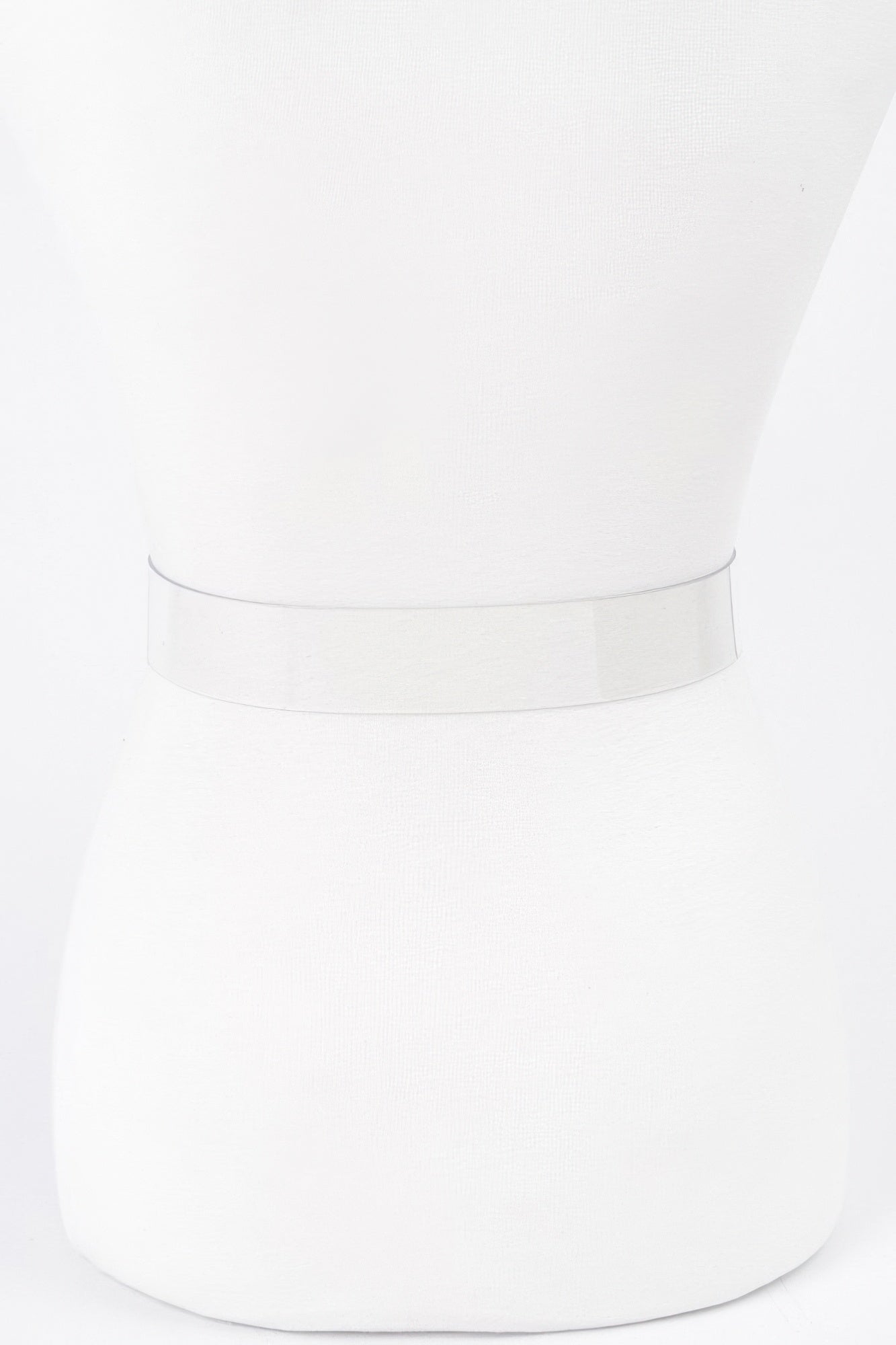 Heart Shape Metal Buckle Clear Belt product image