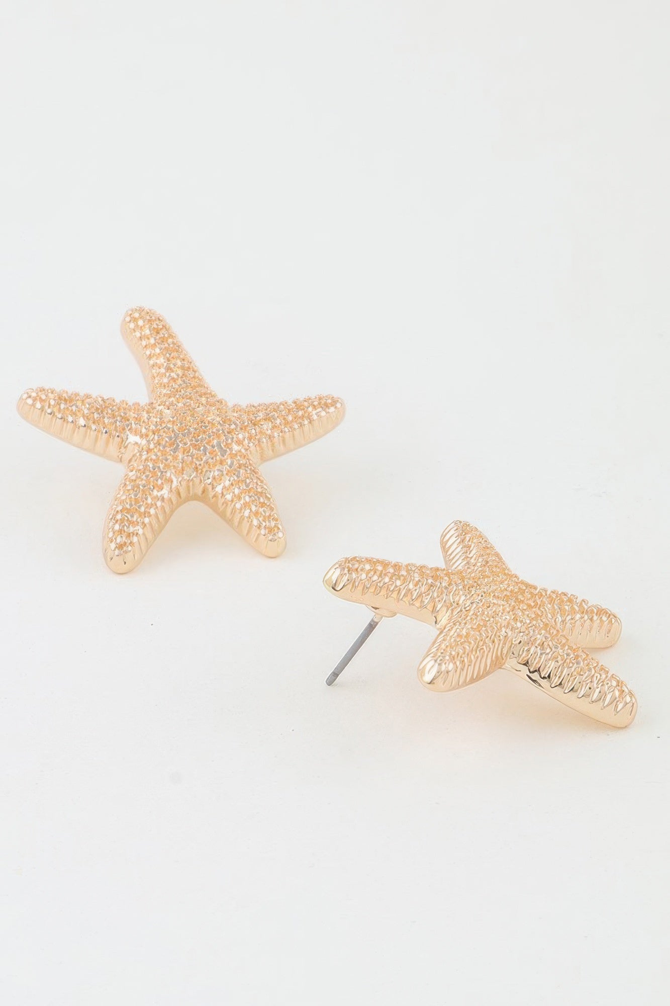 Hammered Starfish Stud Earrings product image