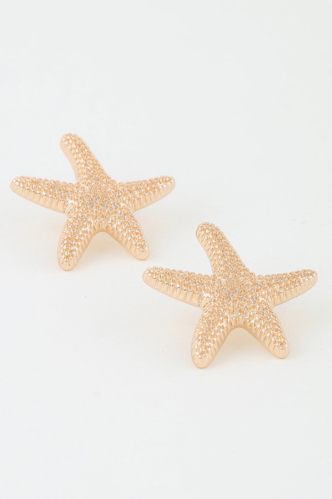 Hammered Starfish Stud Earrings product image