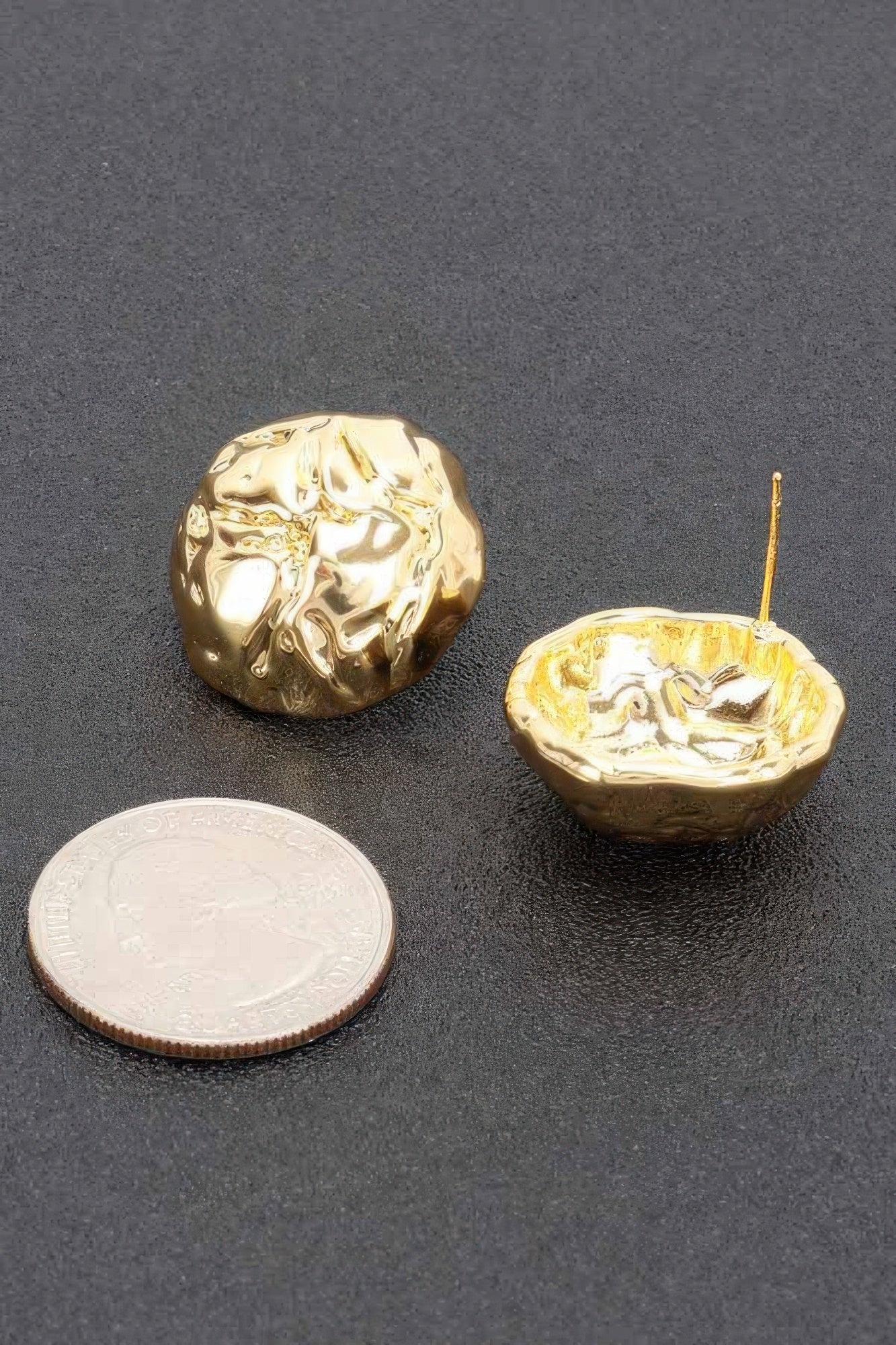 Metal Gold Dip Earring product image