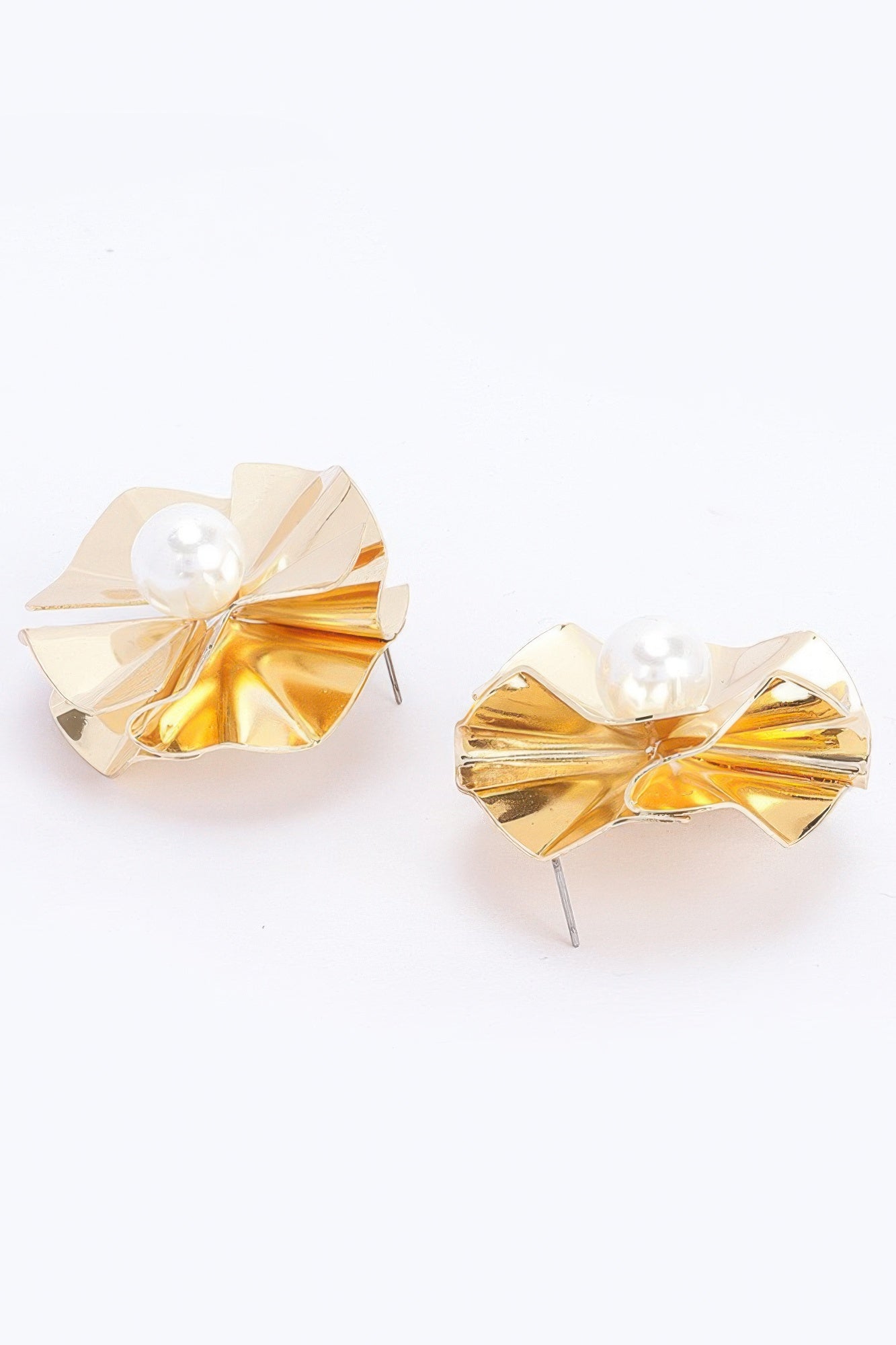 Faux Pearl Metal Earring product image