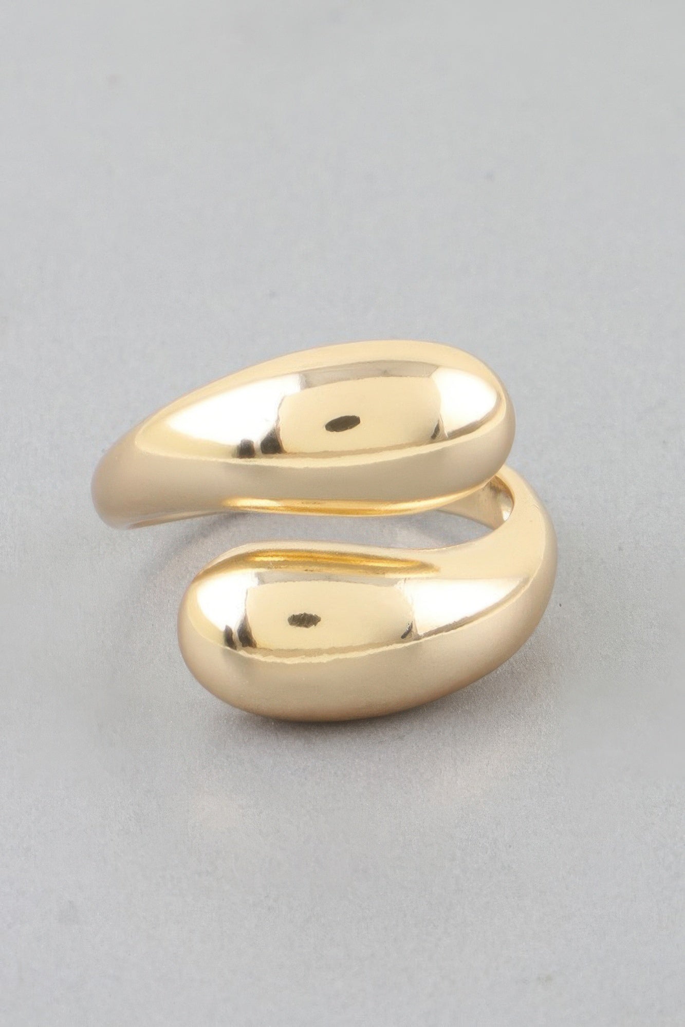 Shiny Teardrop Wrap Ring product image