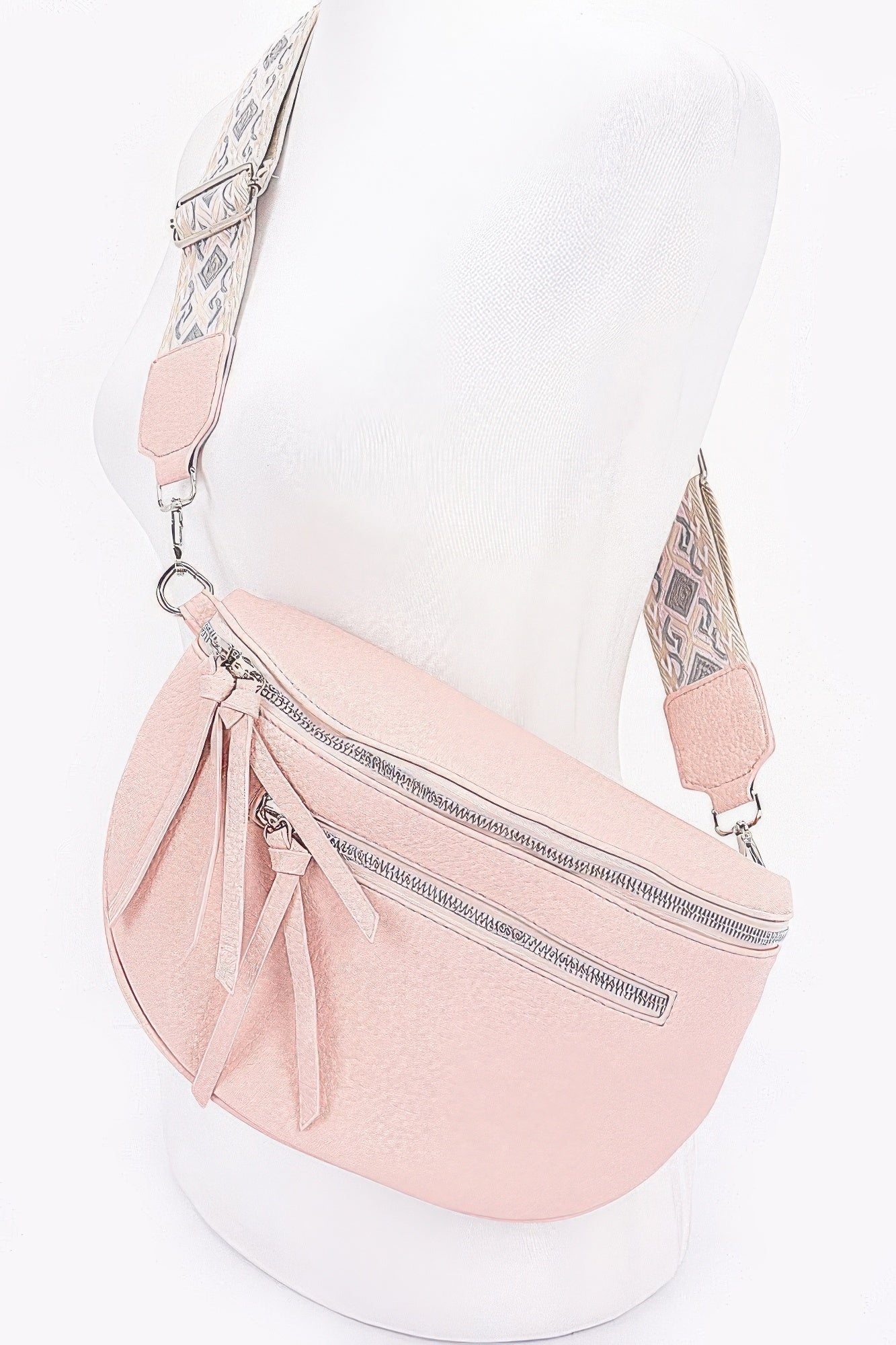 Faux Leather Crossbody Bag Belt product image