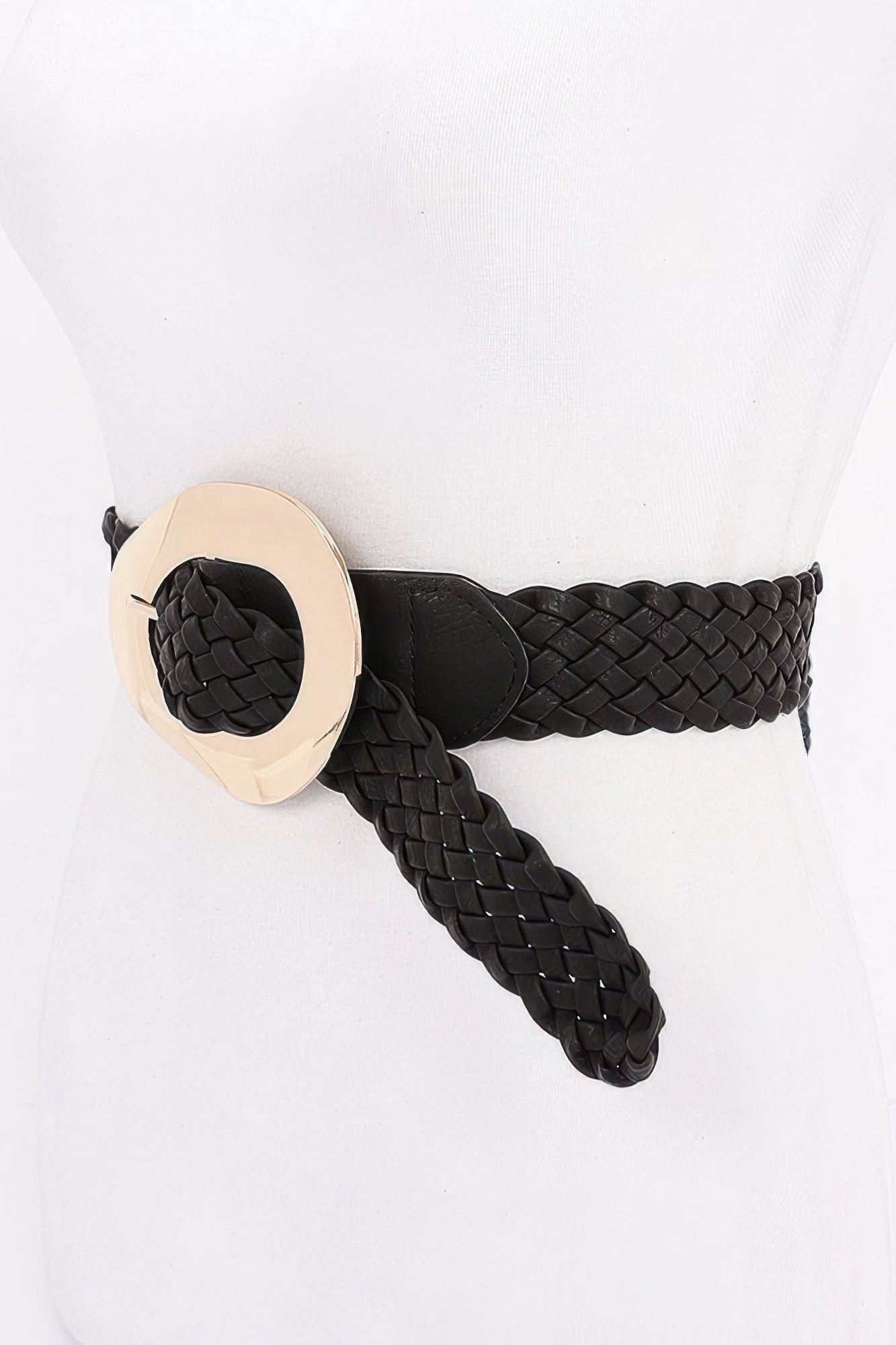 Metal Buckle Braided Belt product image