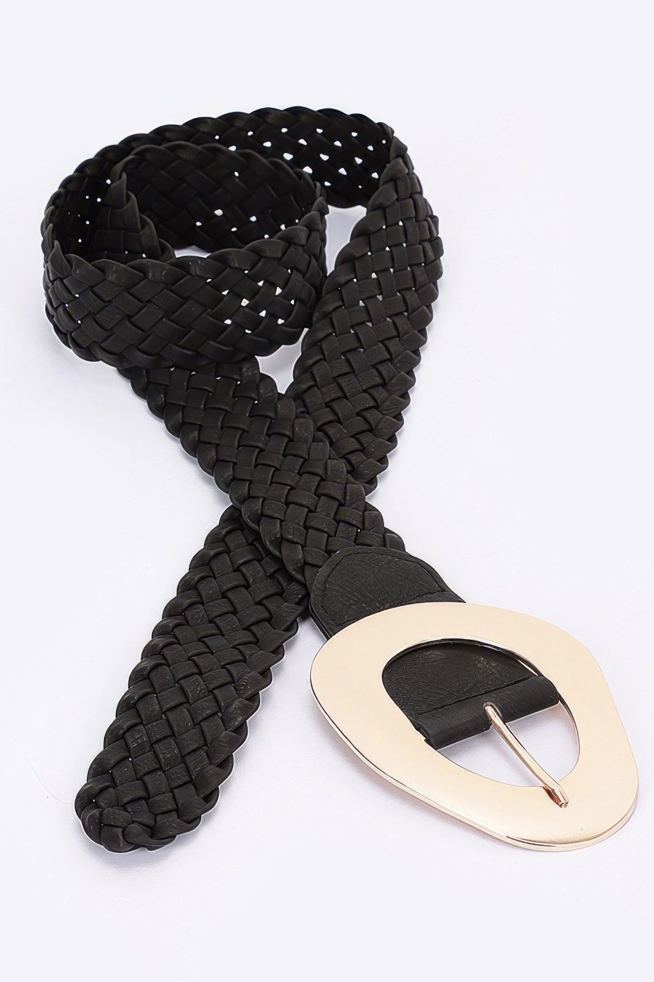 Metal Buckle Braided Belt product image