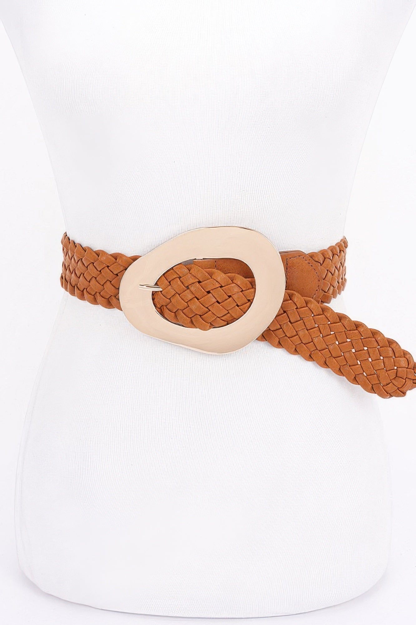 Metal Buckle Braided Belt product image
