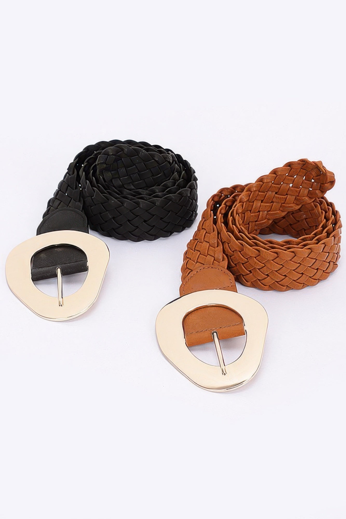 Metal Buckle Braided Belt product image