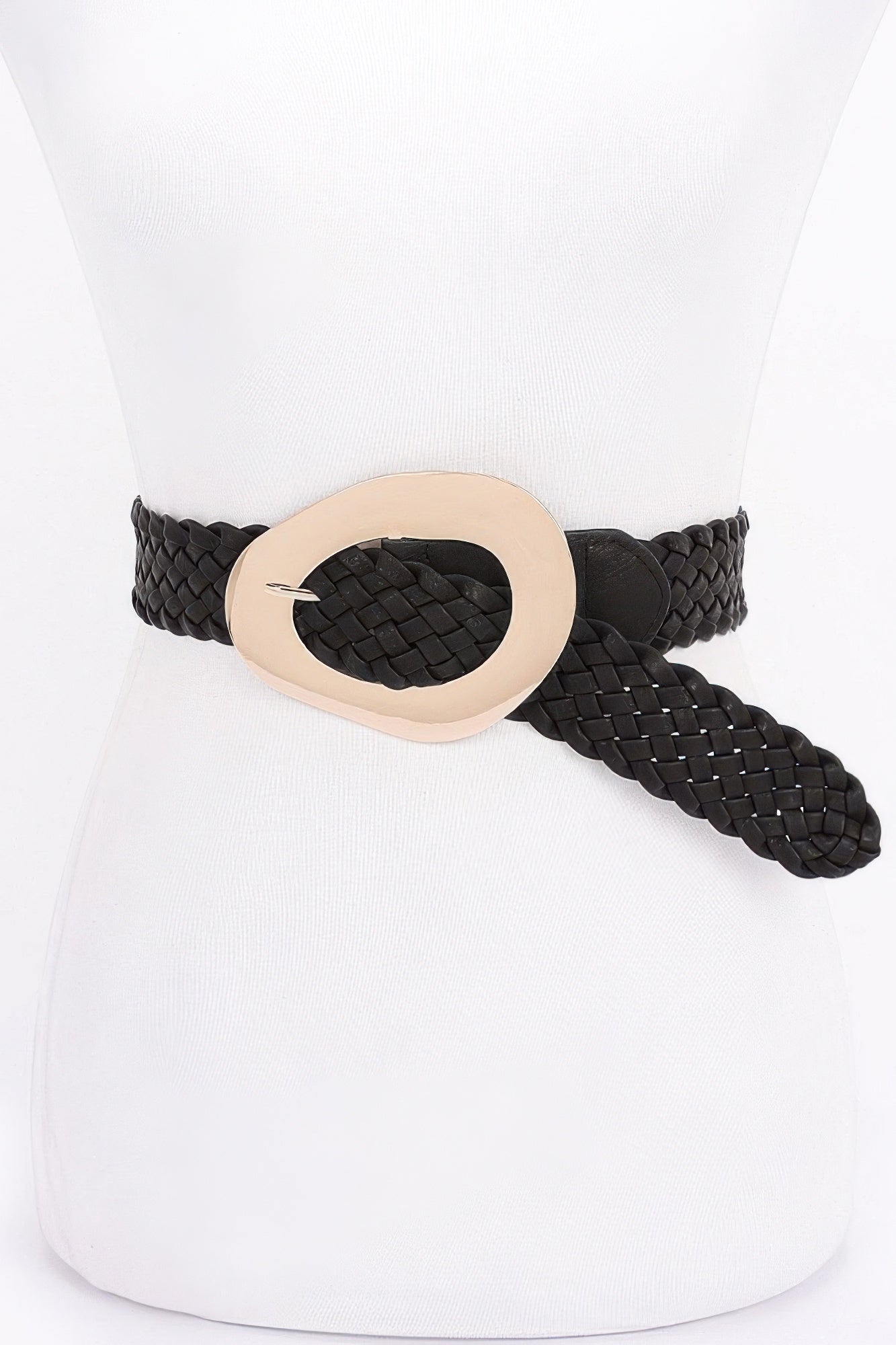 Metal Buckle Braided Belt product image