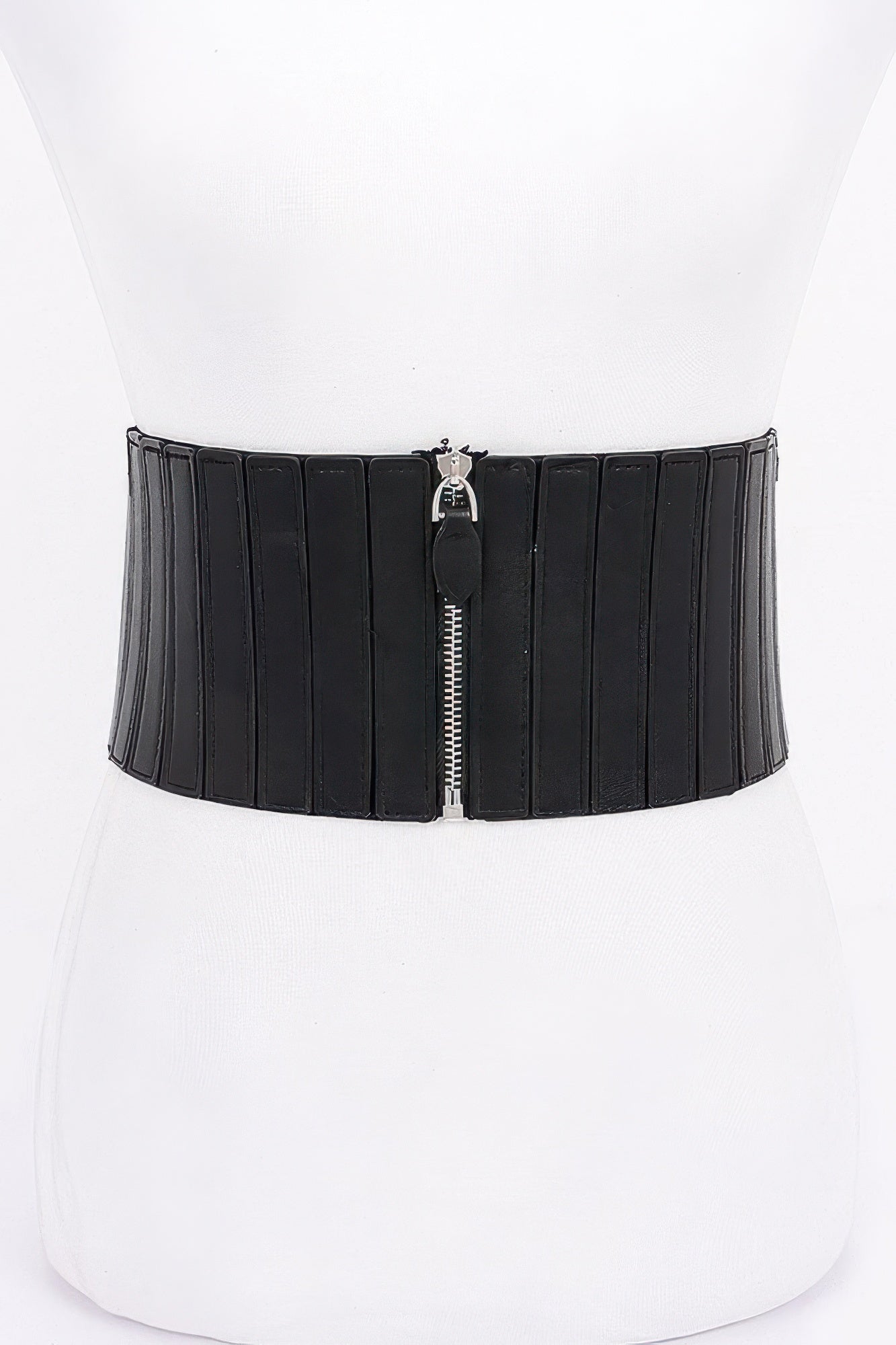 Multi Pu Zip Front Elastic Belt product image