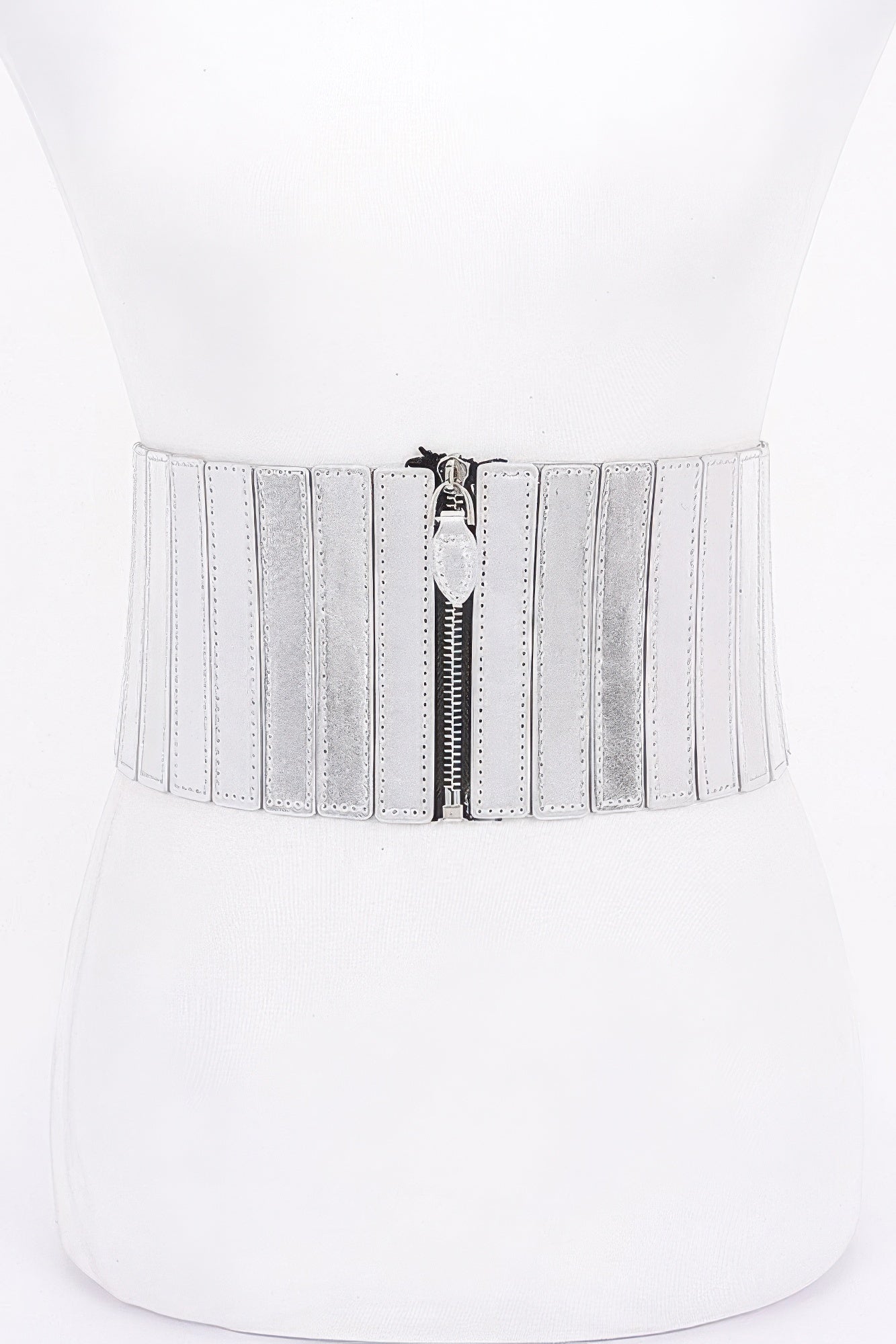Multi Pu Zip Front Elastic Belt product image