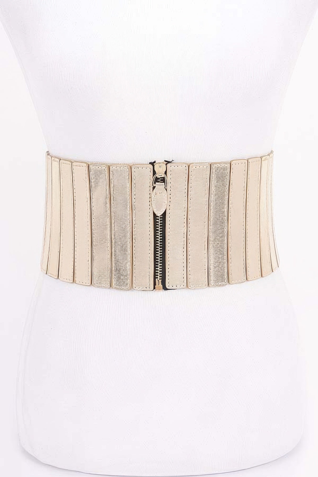 Multi Pu Zip Front Elastic Belt product image