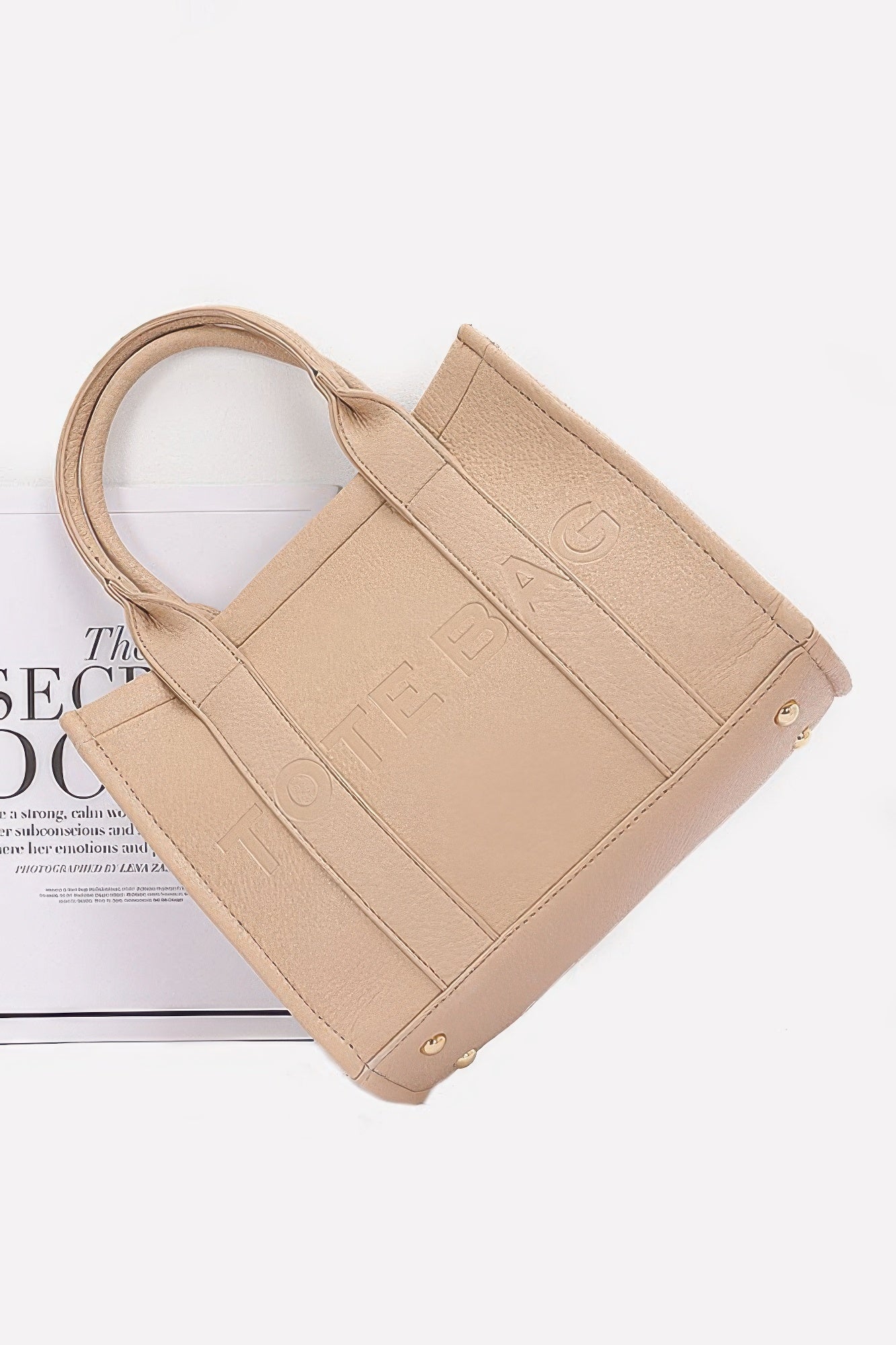 Faux Leather Tote Bag product image