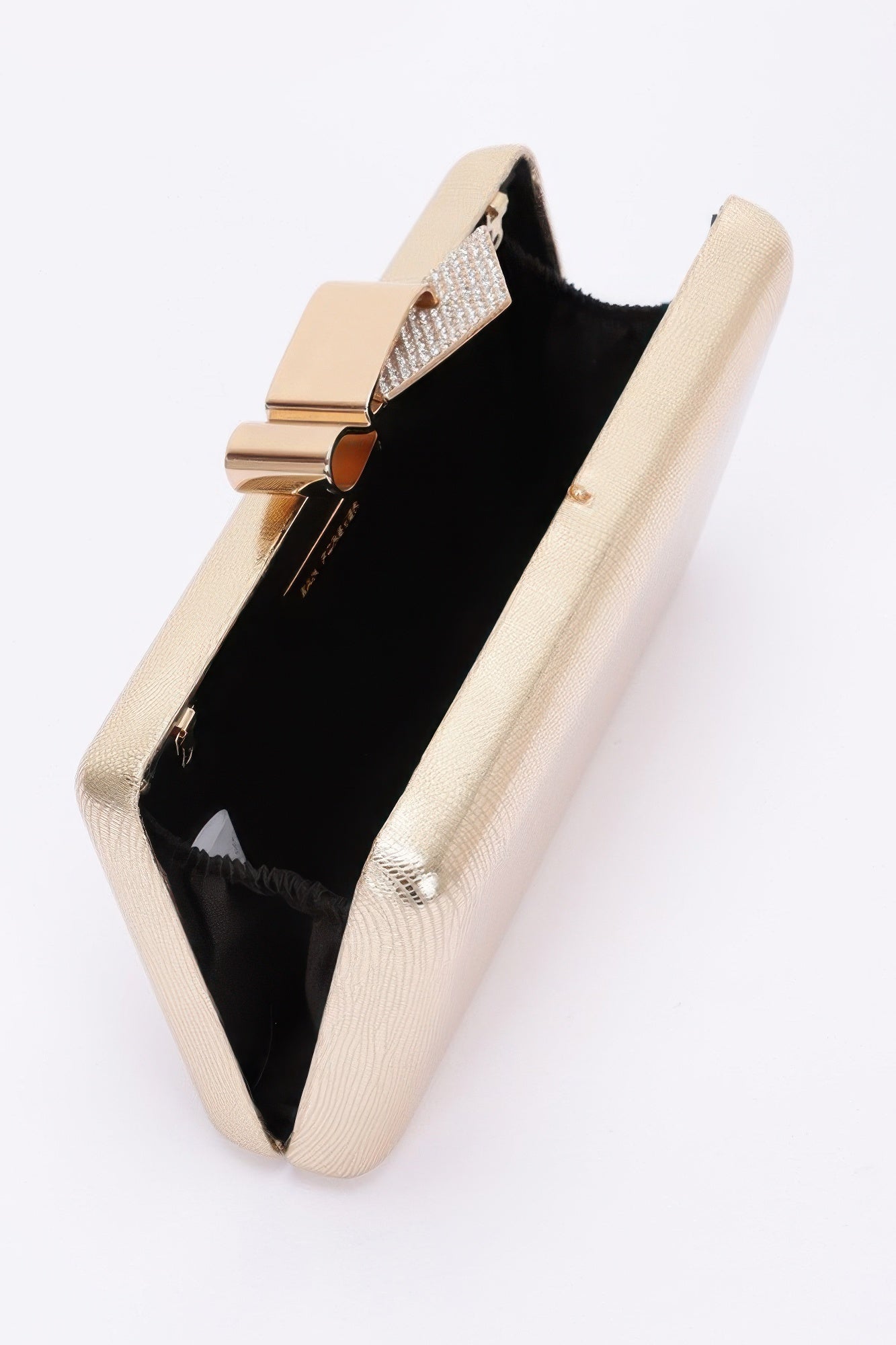 Metal Ribbon Top Case Clutch product image