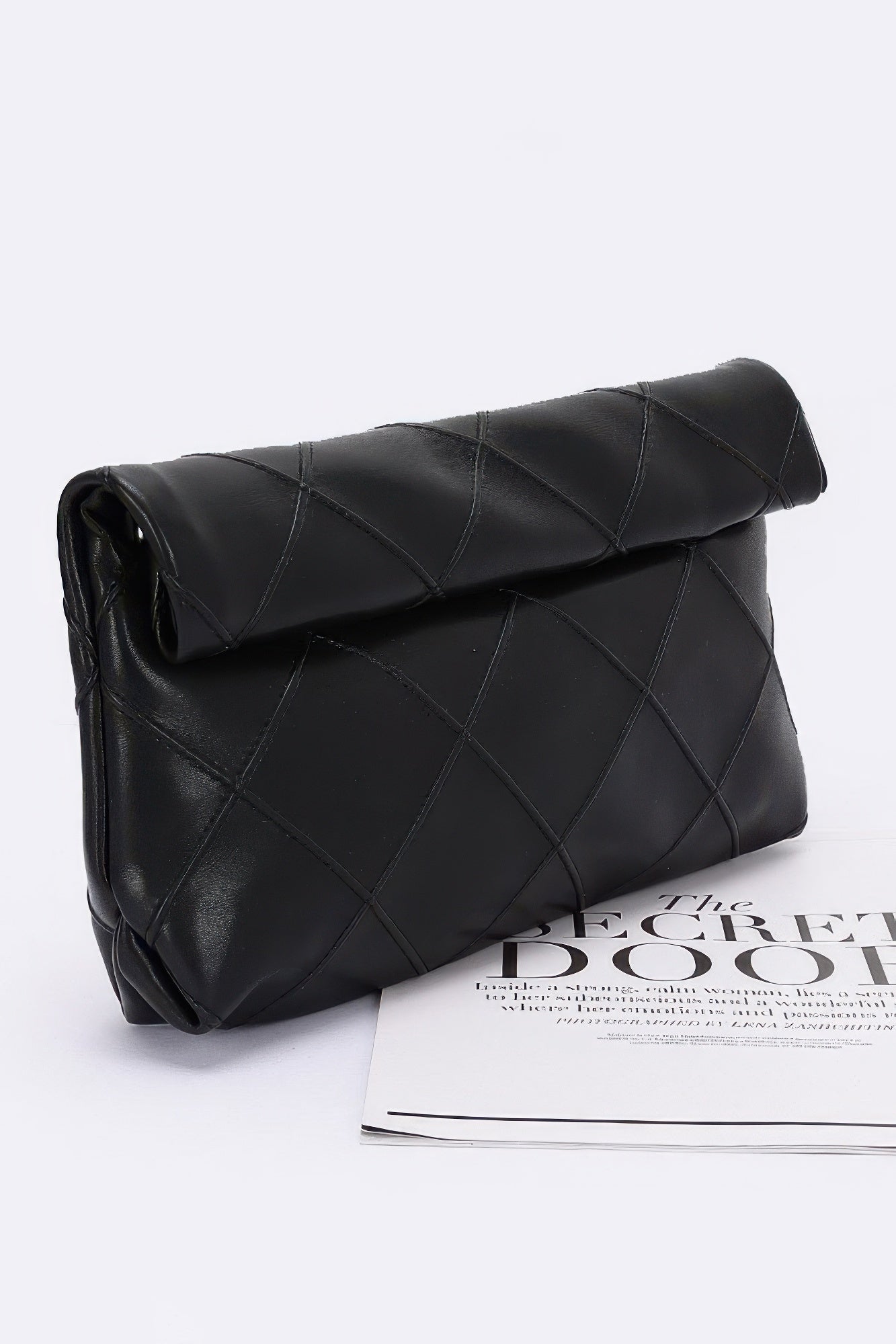 Quilted Faux Leather Pouch product image