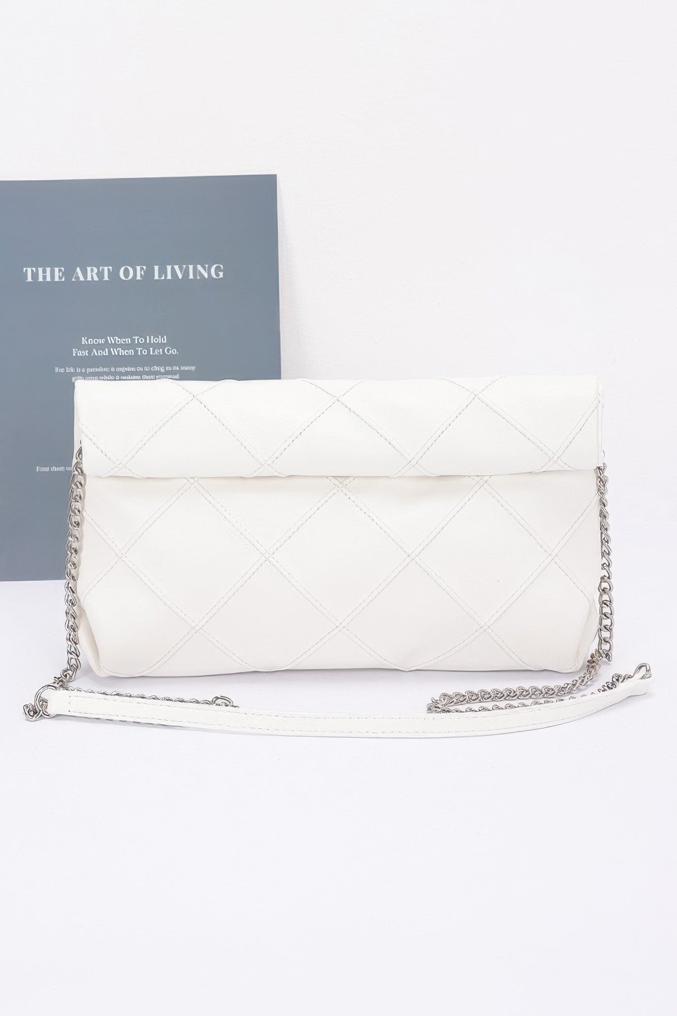 Quilted Faux Leather Pouch product image