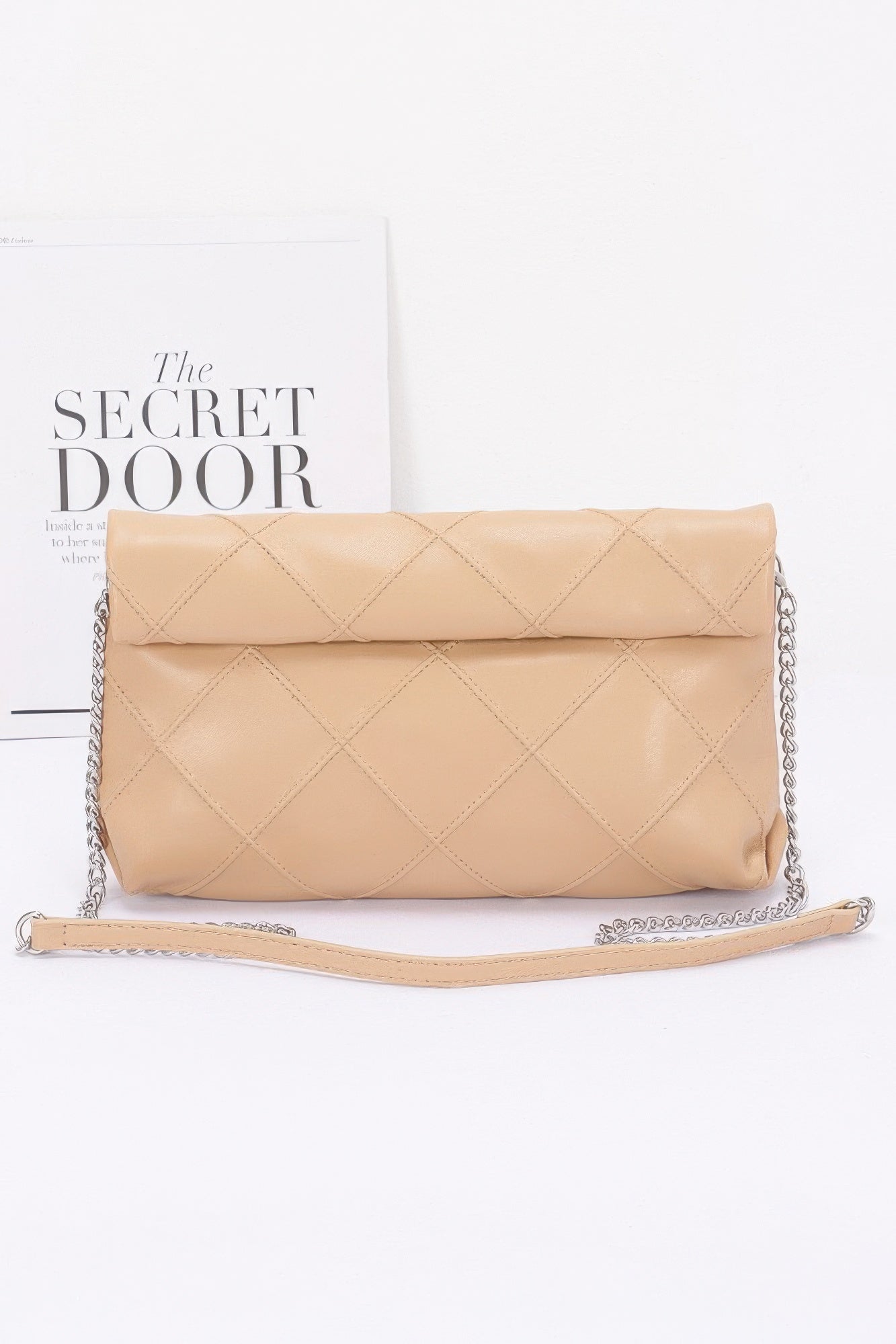 Quilted Faux Leather Pouch product image