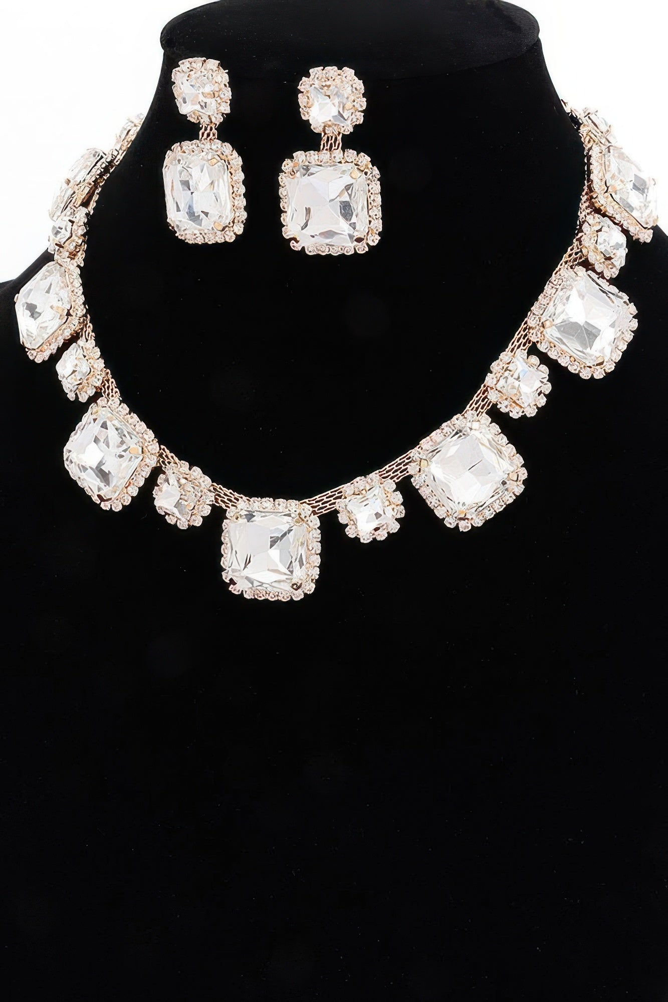 Rhinestone Party Necklace Set product image