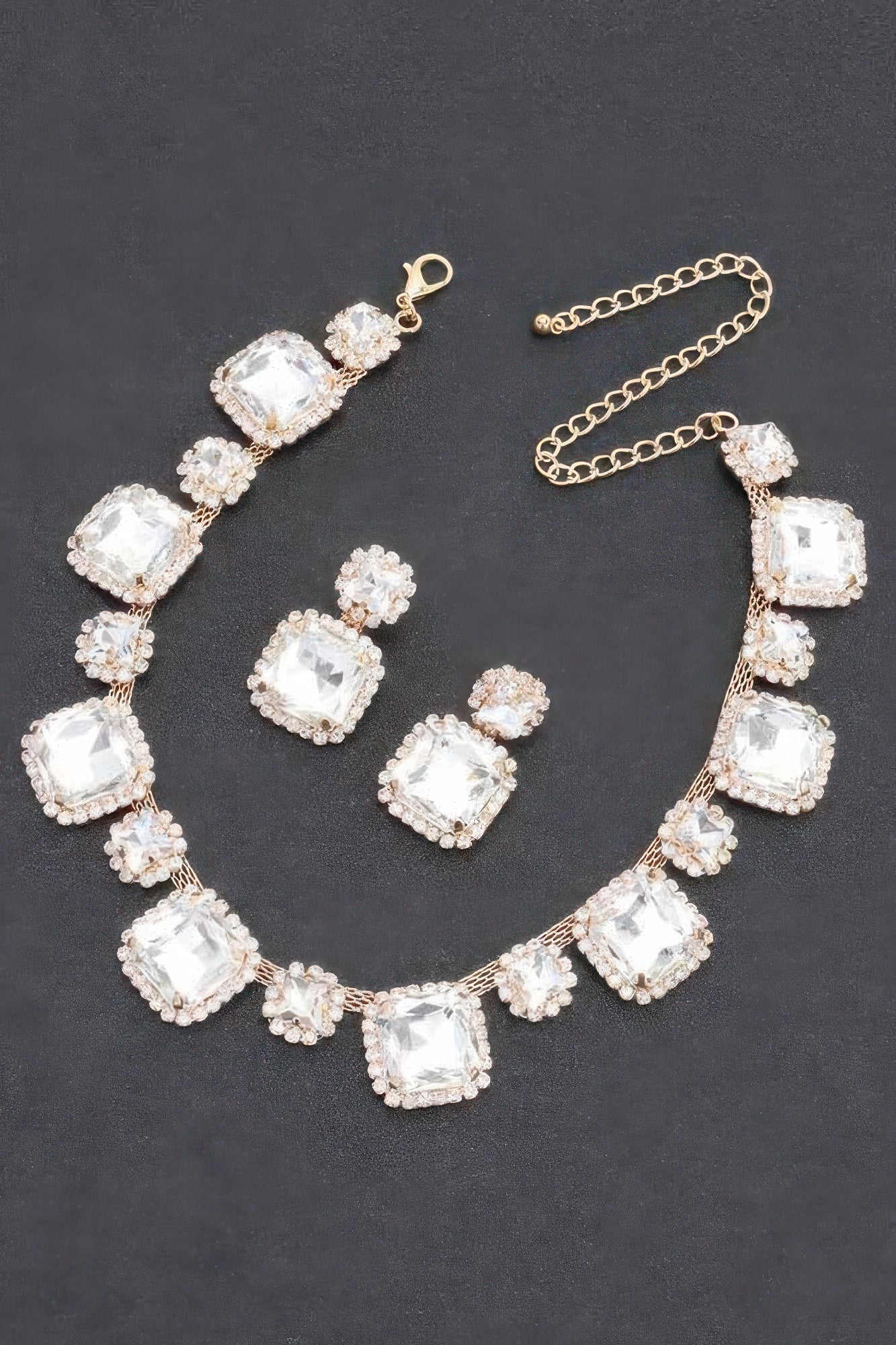 Rhinestone Party Necklace Set product image