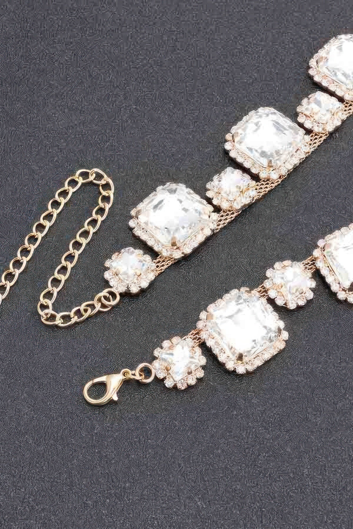 Rhinestone Party Necklace Set product image