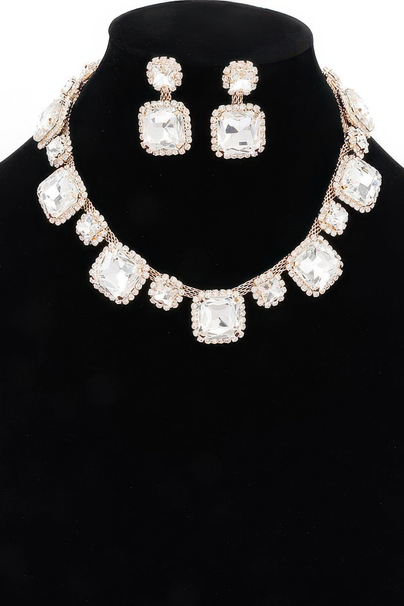 Rhinestone Party Necklace Set product image