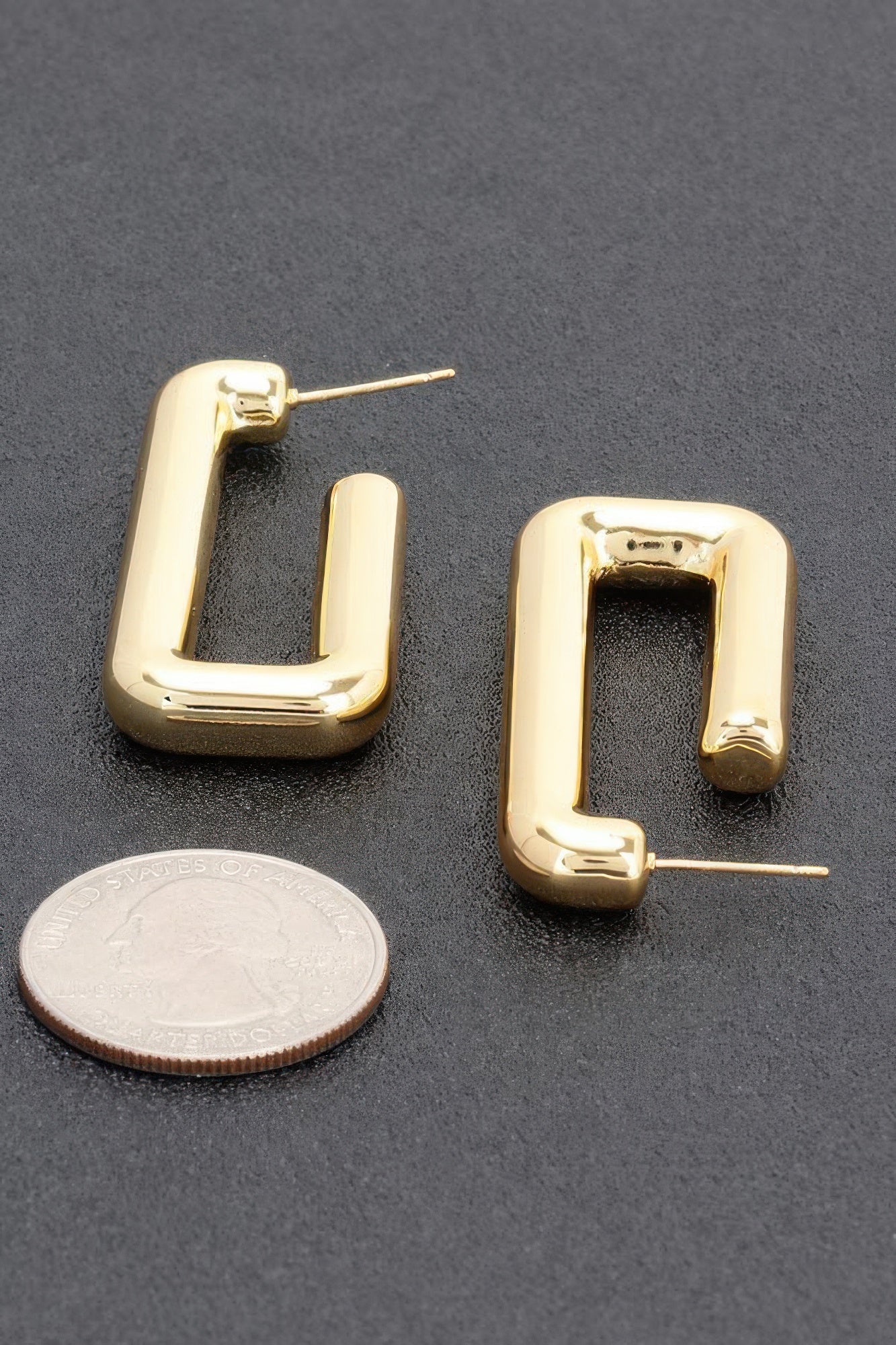 Metal Gold Dip Earring product image