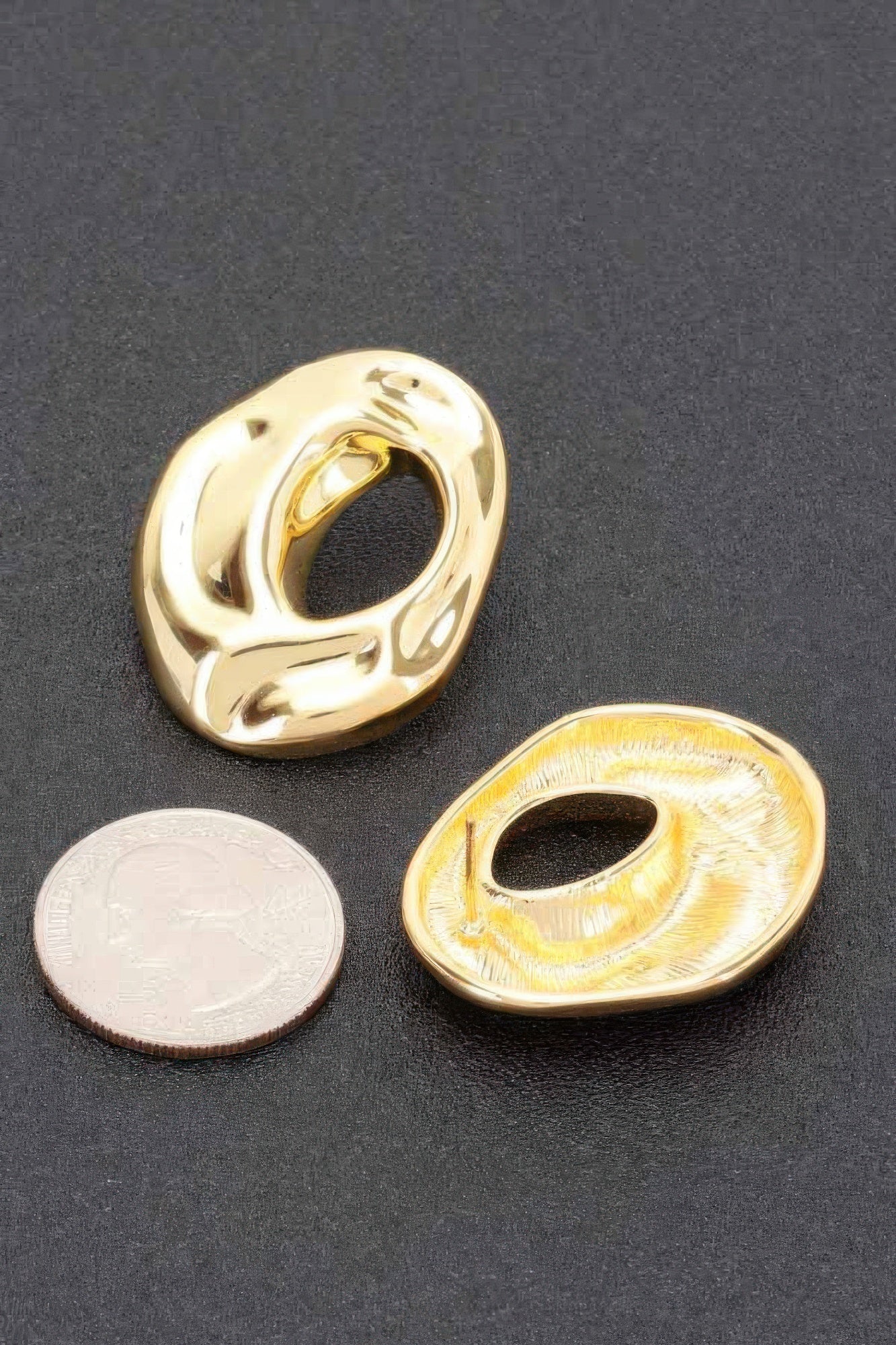 Metal Gold Dip Earring product image