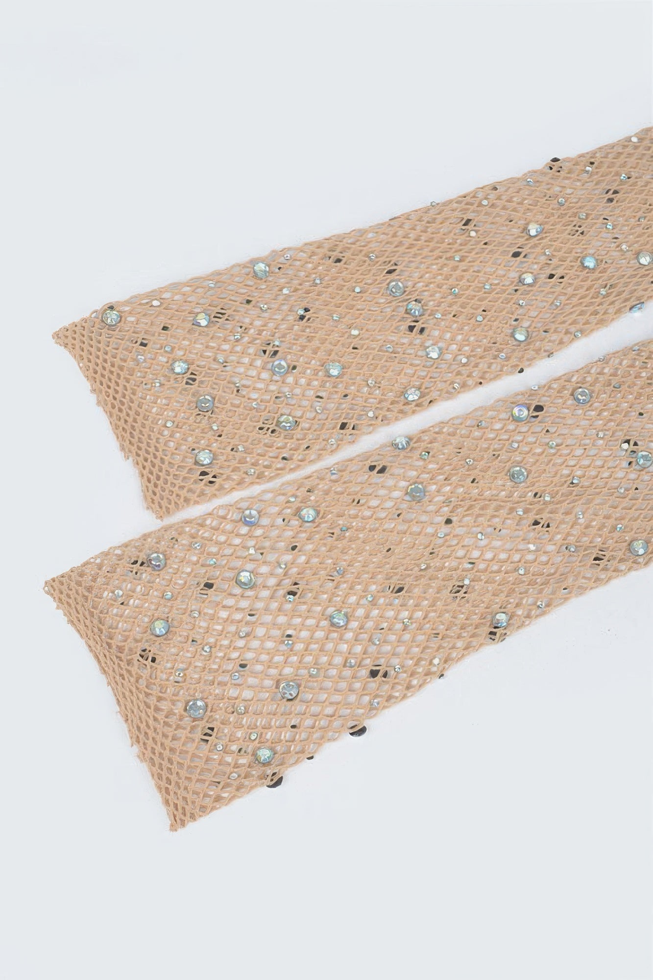 Rhinestone Mesh Long Gloves product image