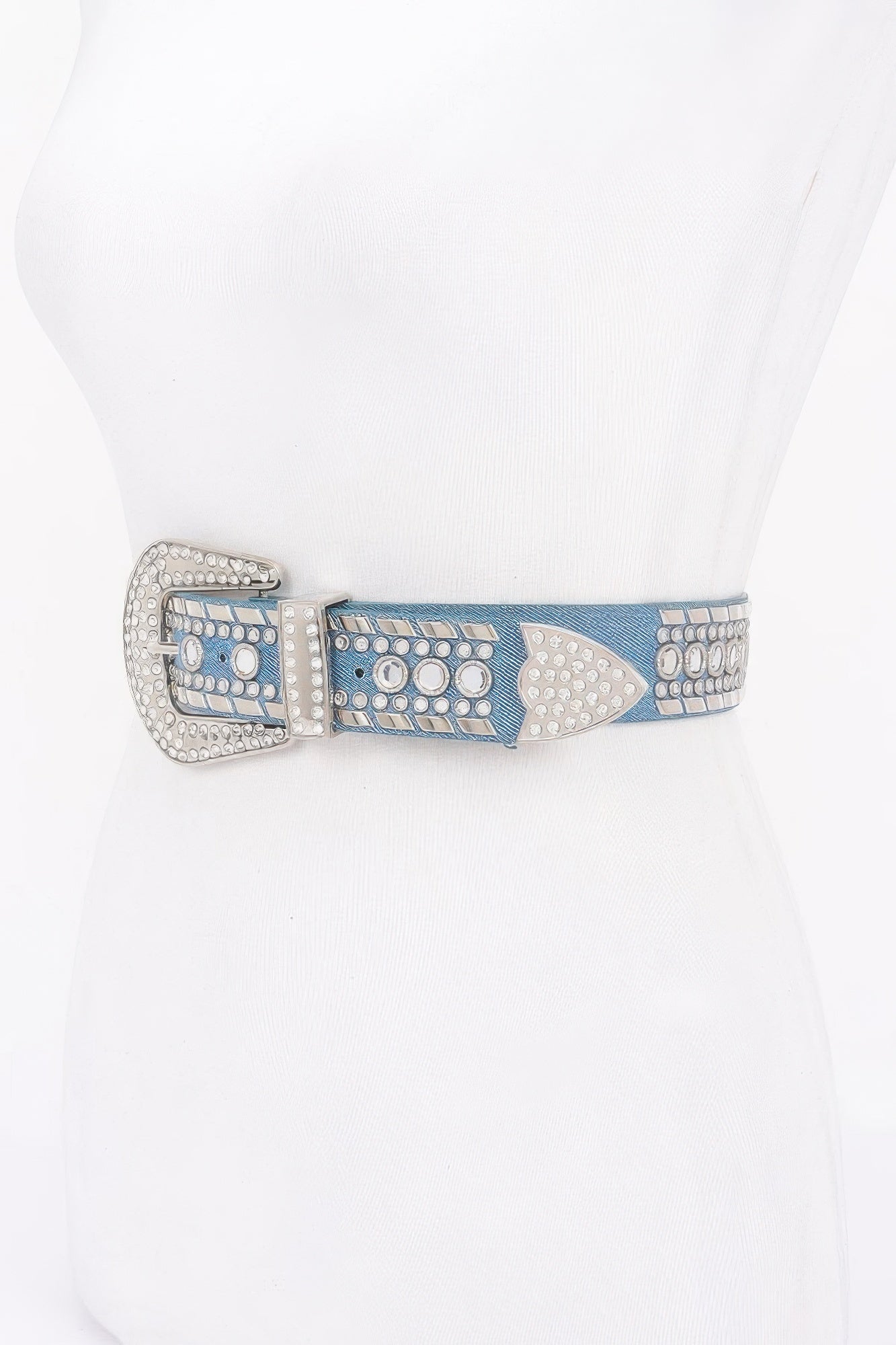 Rhinestone Metal Studded Multi Metal Belt product image