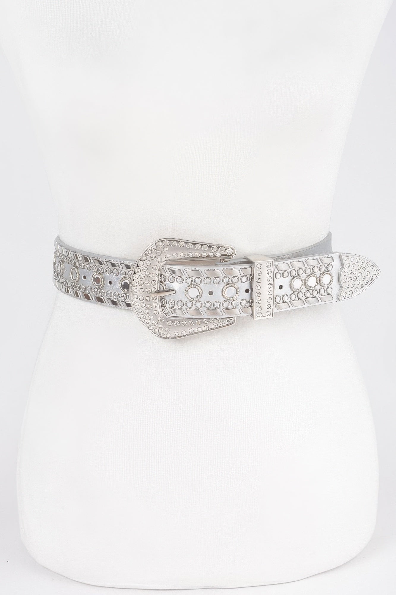 Rhinestone Metal Studded Multi Metal Belt product image