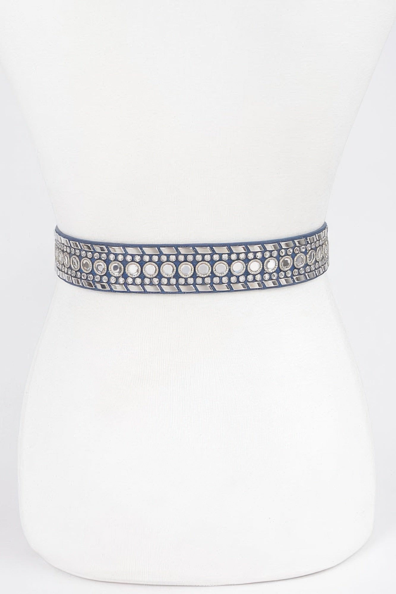 Rhinestone Metal Studded Multi Metal Belt product image