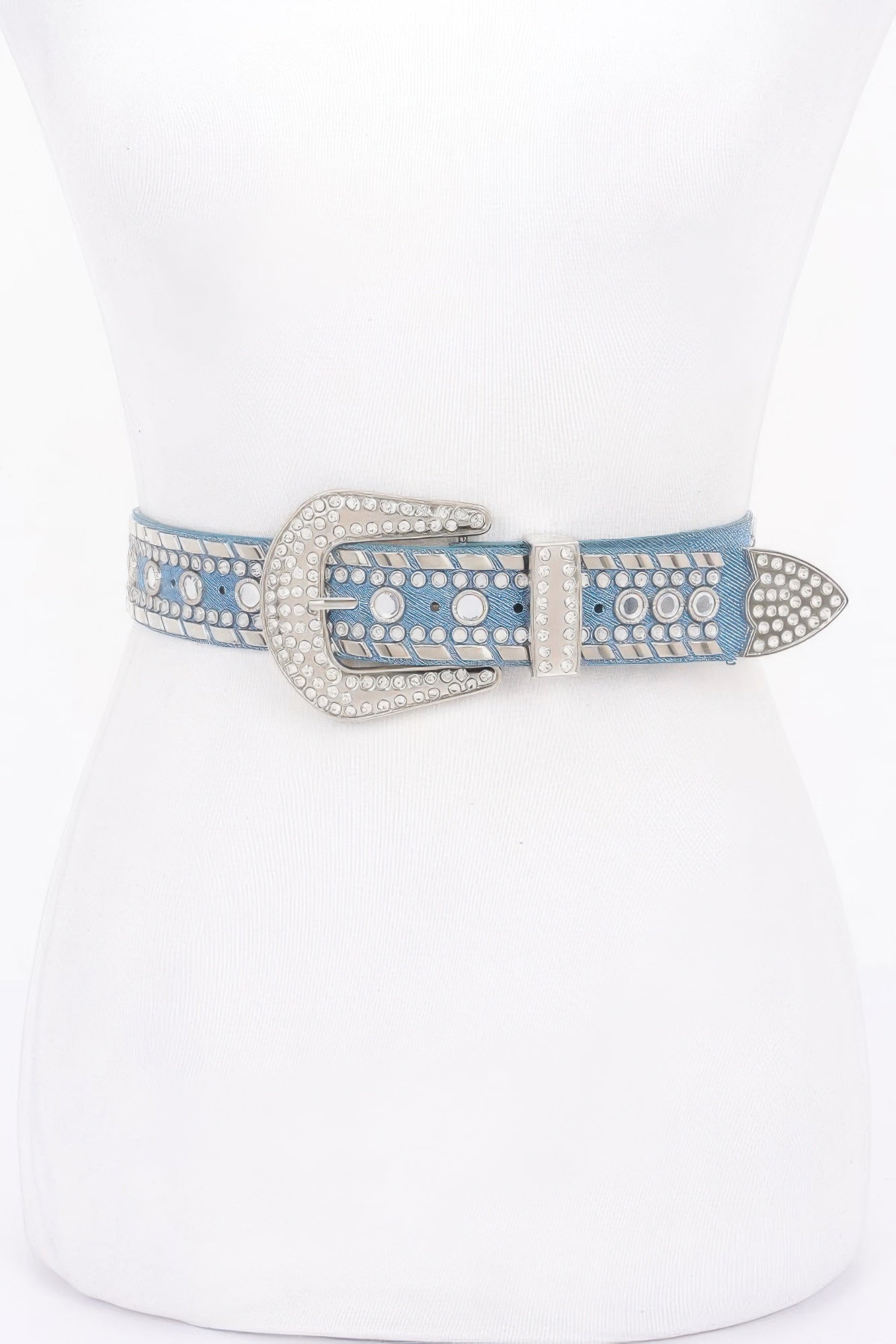 Rhinestone Metal Studded Multi Metal Belt product image