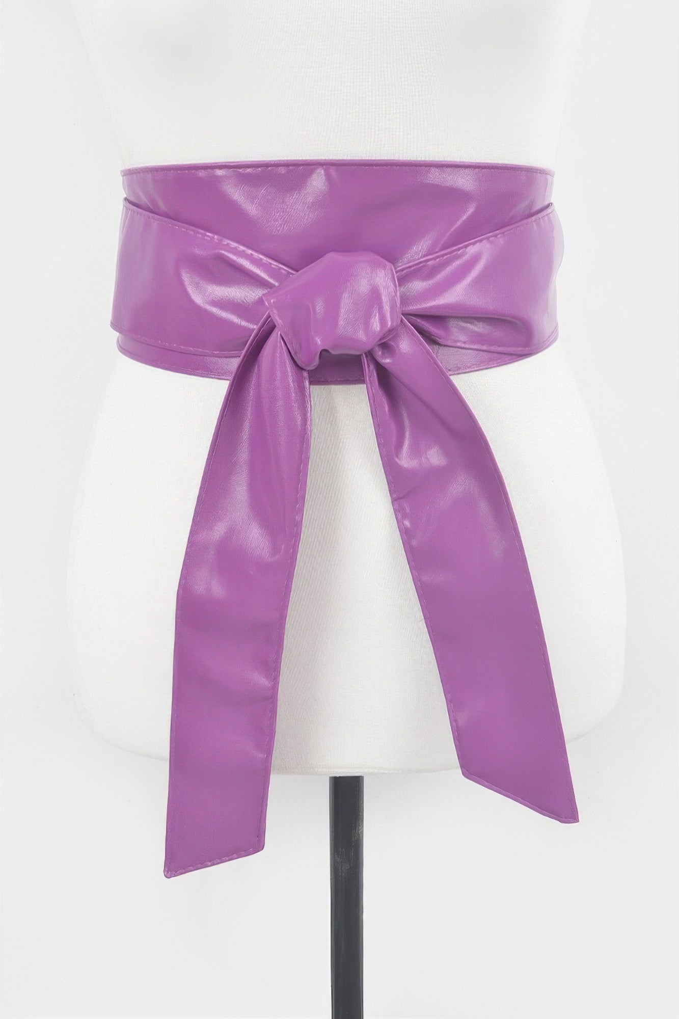 Faux Leather Tie Up Belt product image