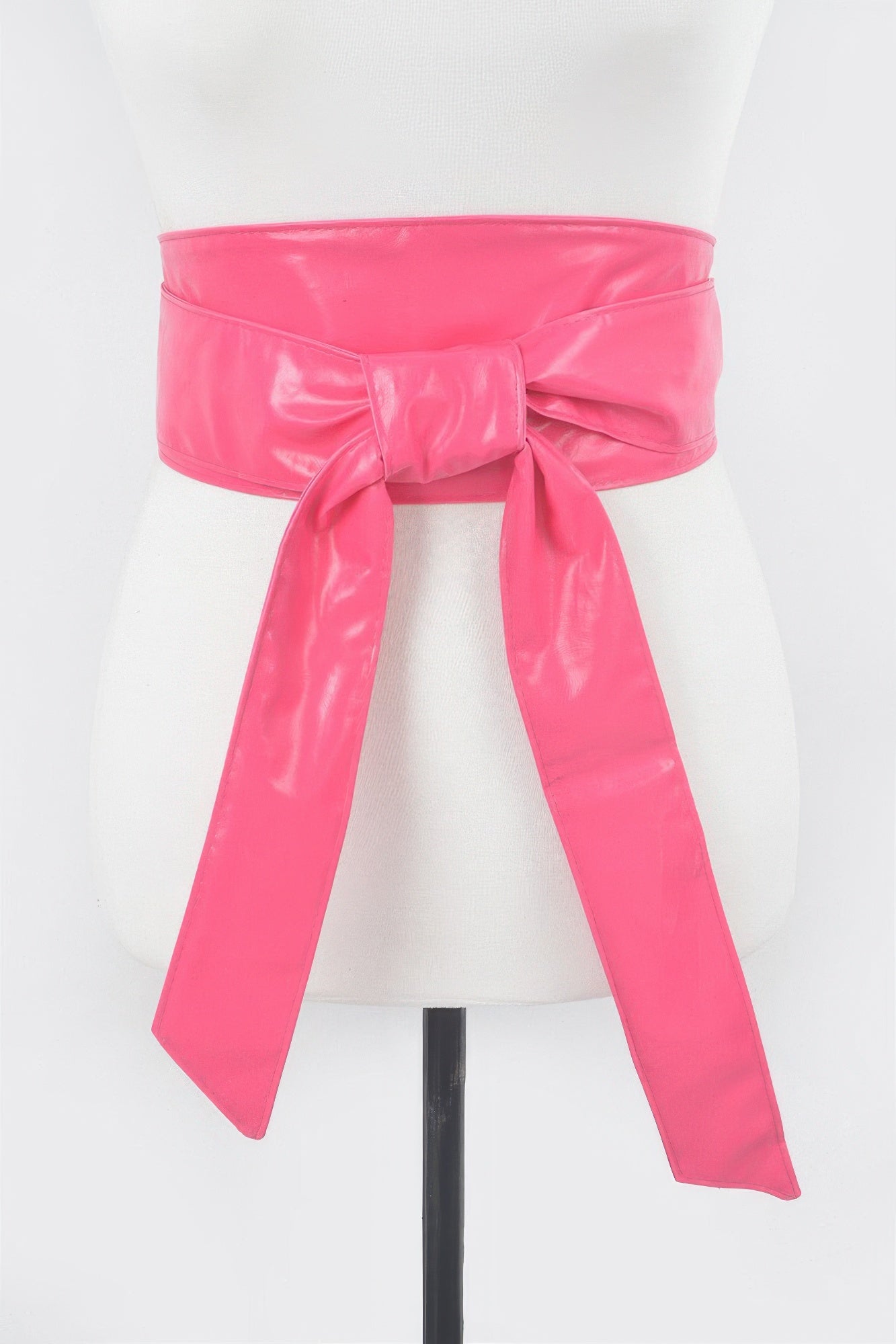 Faux Leather Tie Up Belt product image