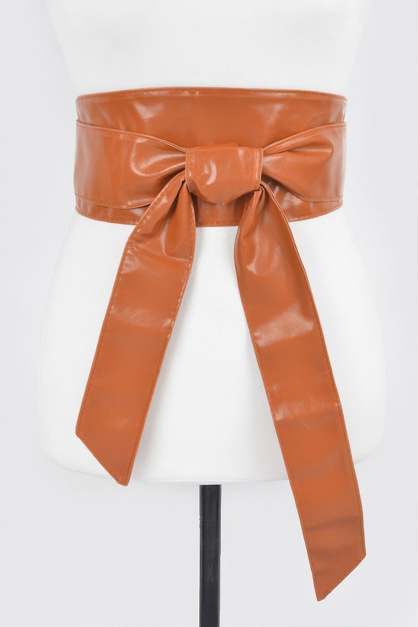 Faux Leather Tie Up Belt product image