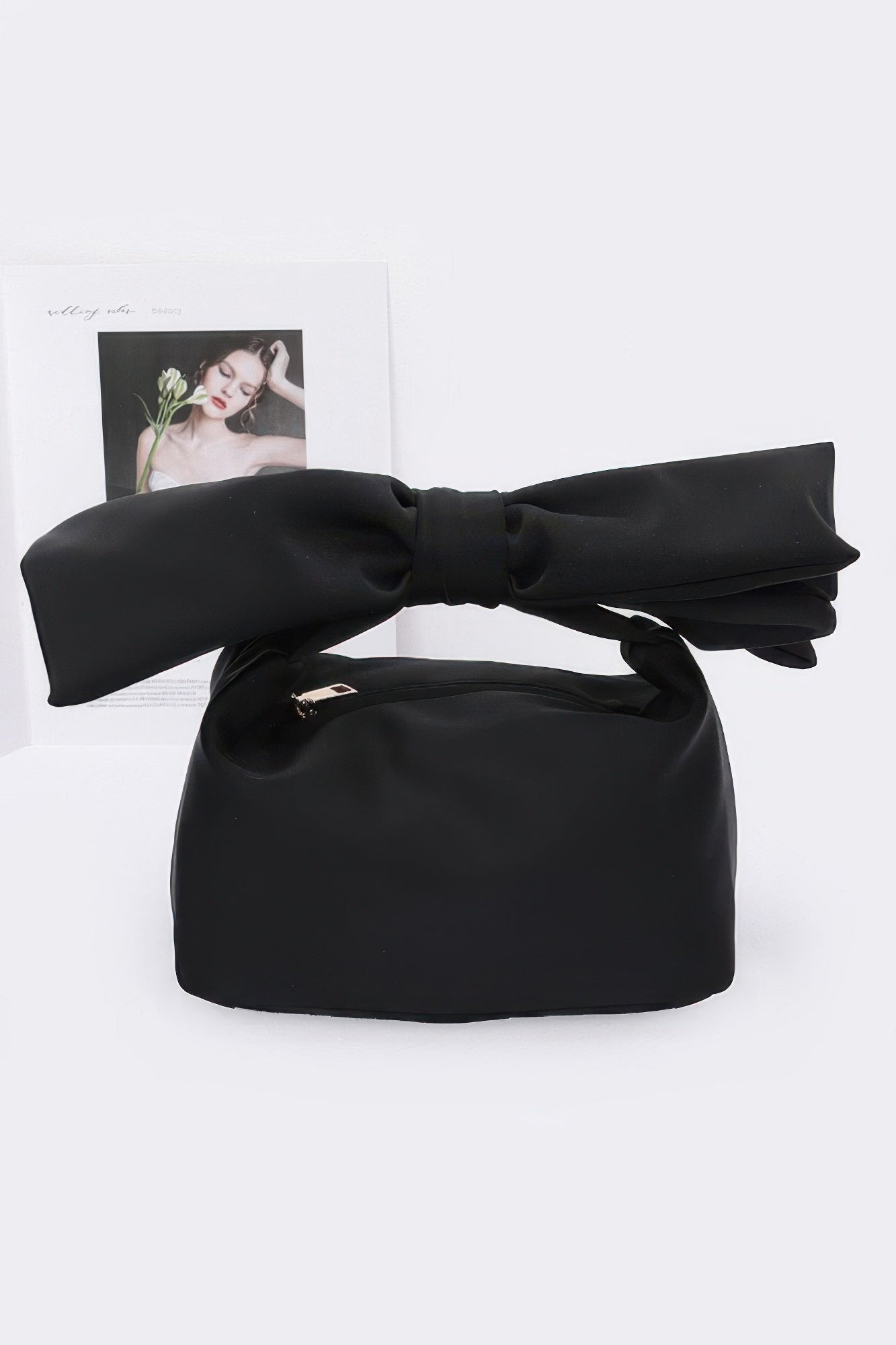 Nylon Bow Handle Women's Clutch Bag product image