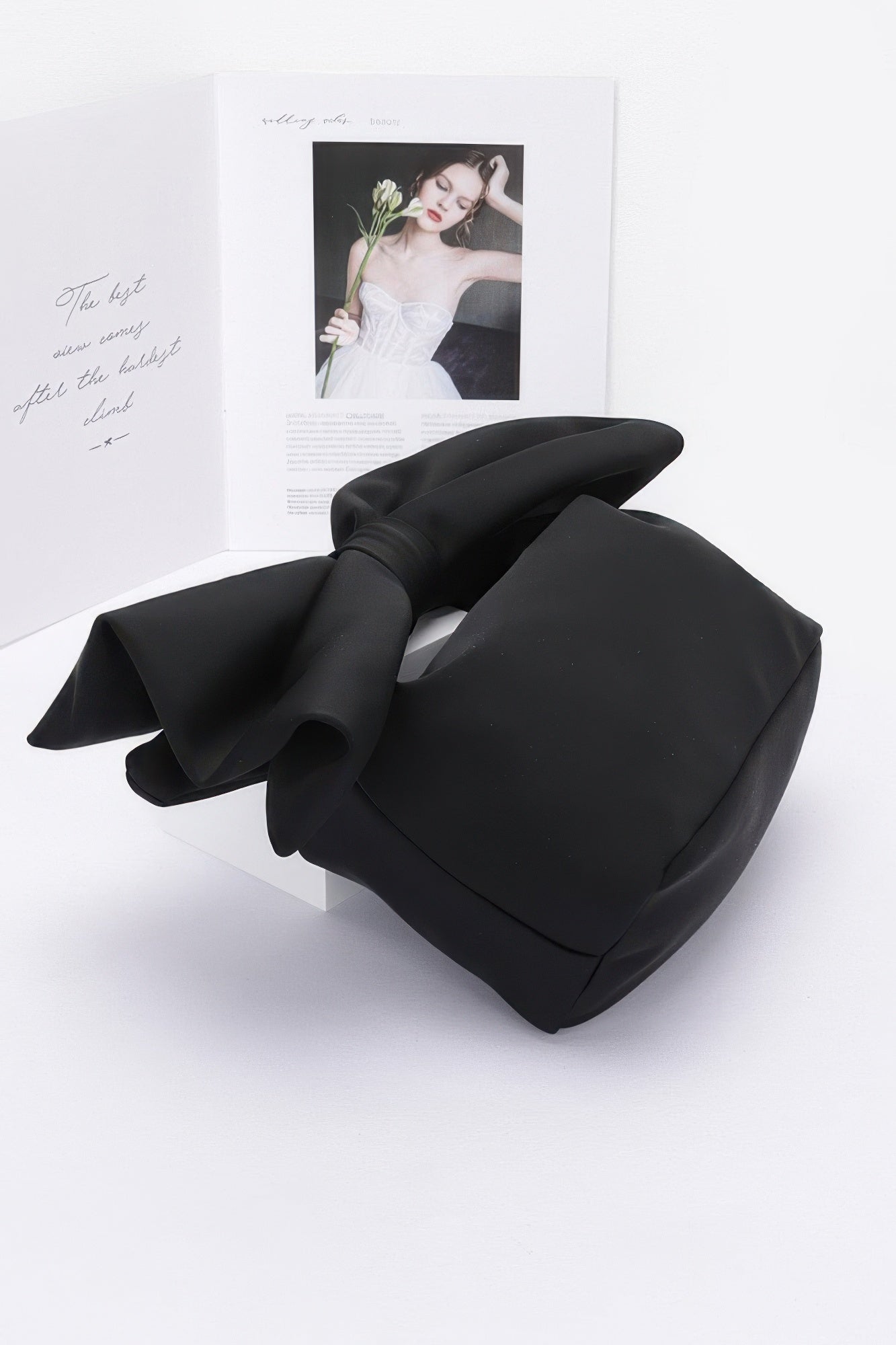 Nylon Bow Handle Women's Clutch Bag product image