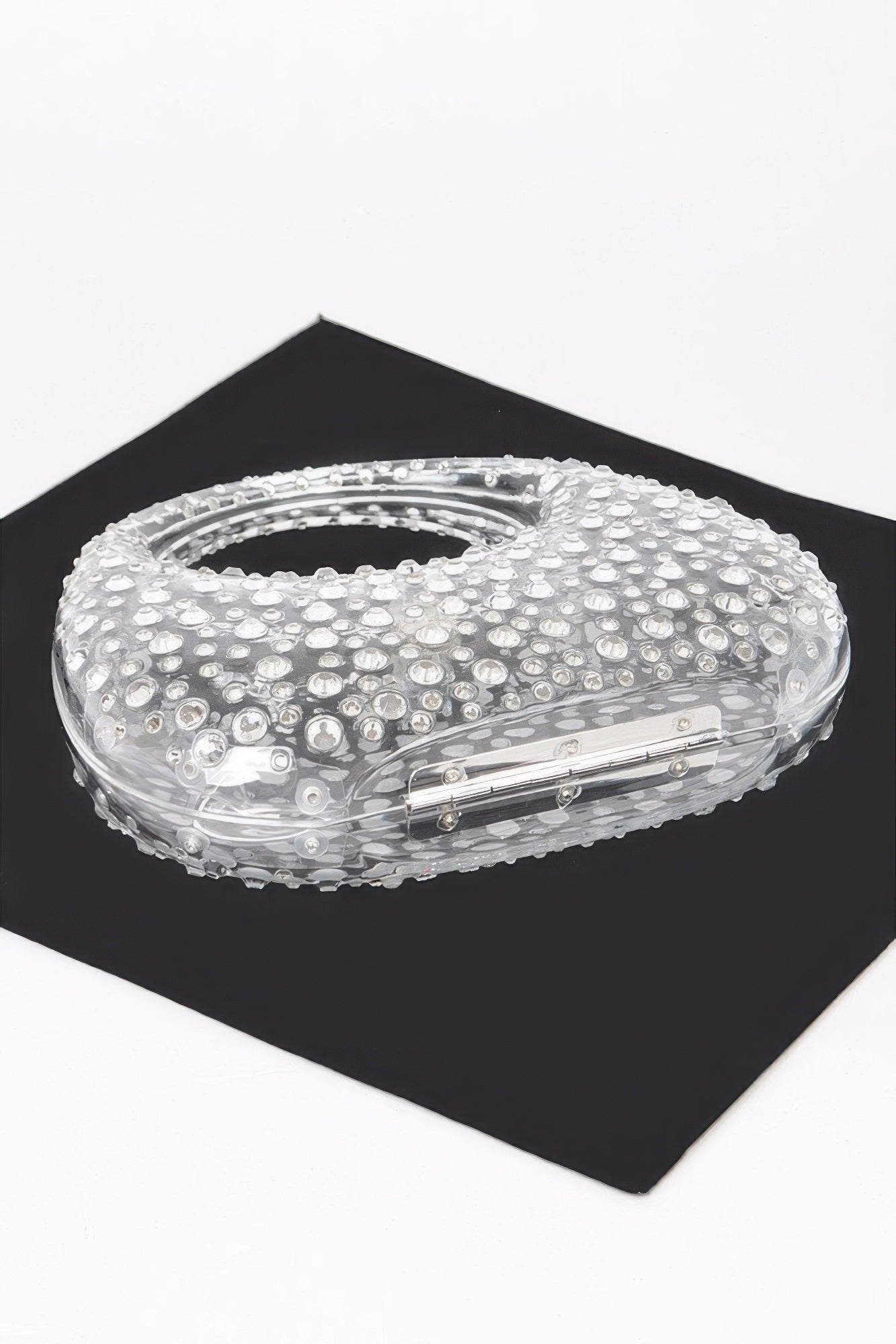Rhinestone Hot Fix Clear Acrylic Clutch product image