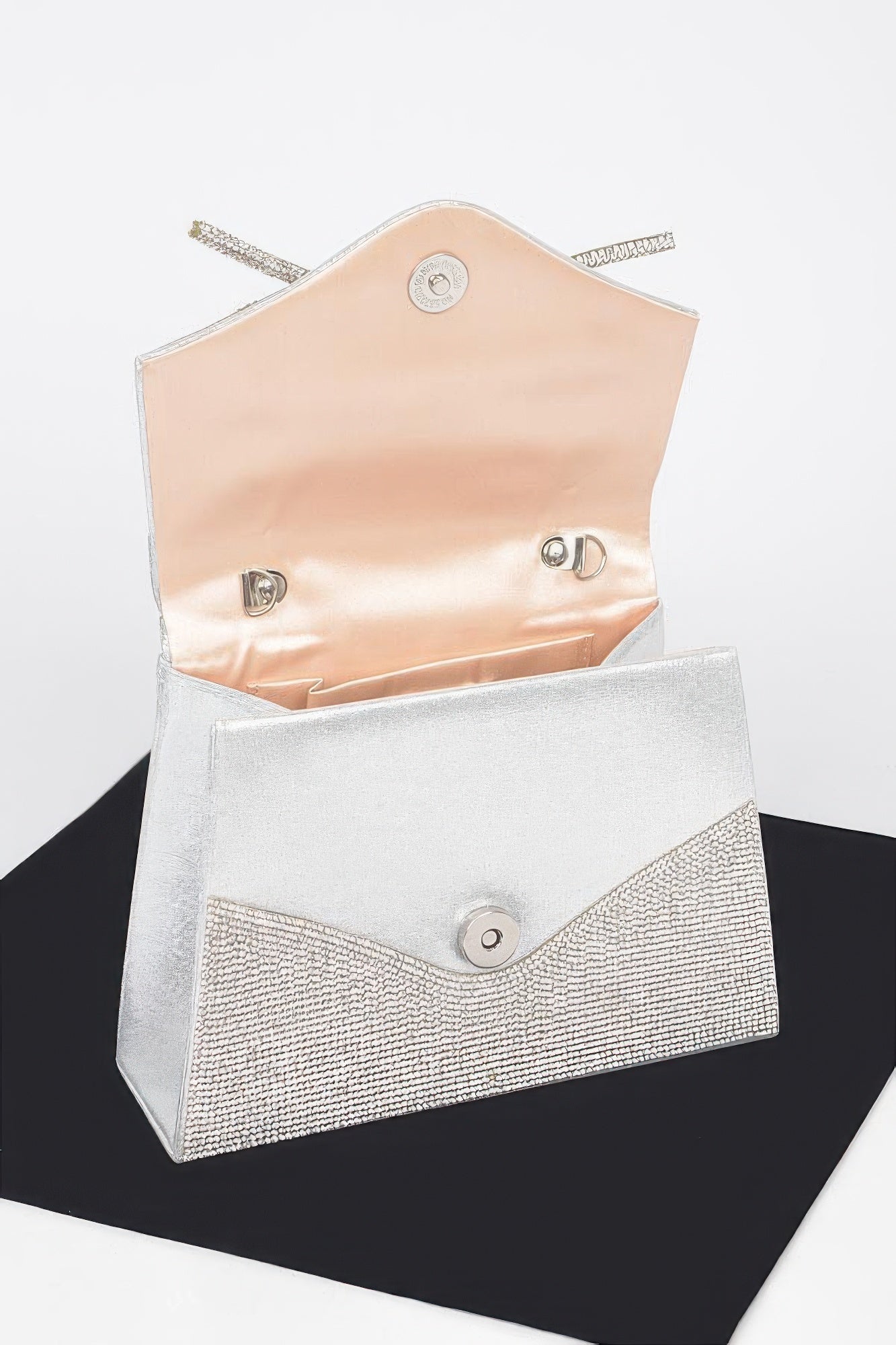 Rhinestone Ribbon Top Handle Bag product image