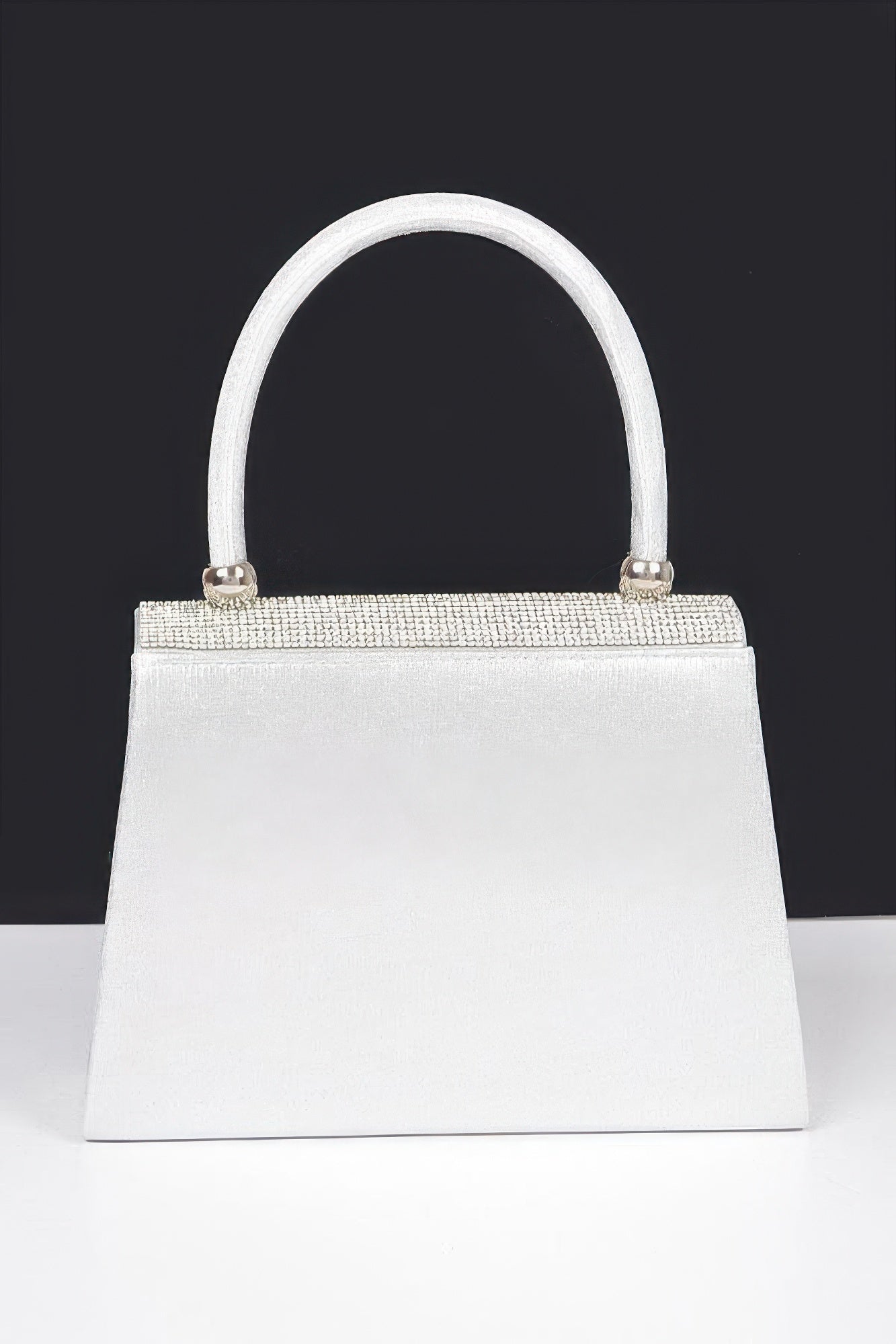 Rhinestone Ribbon Top Handle Bag product image