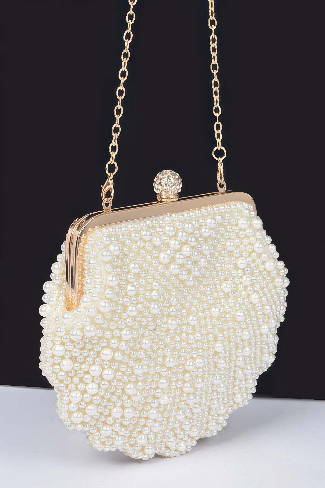 Faux Pearl Party Clutch product image