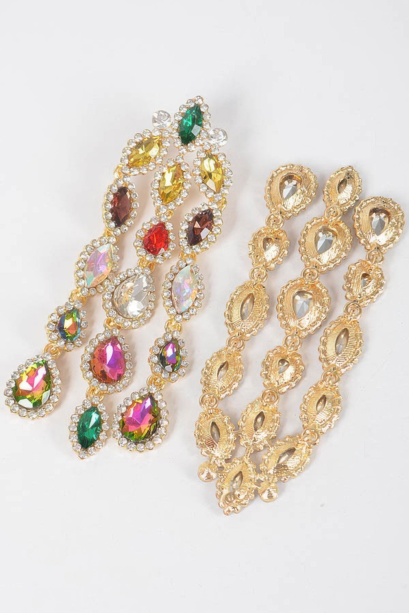 Rhinestone Fringe Earring product image